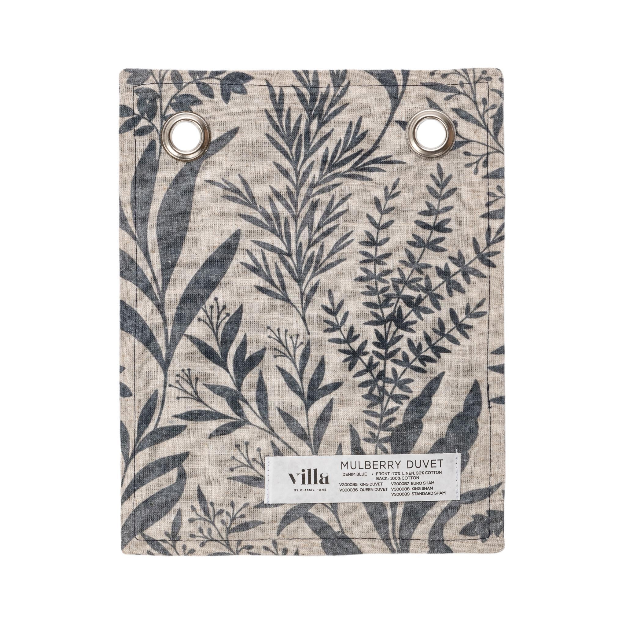 Mulberry Duvet Collection - Denim Blue - King / Set