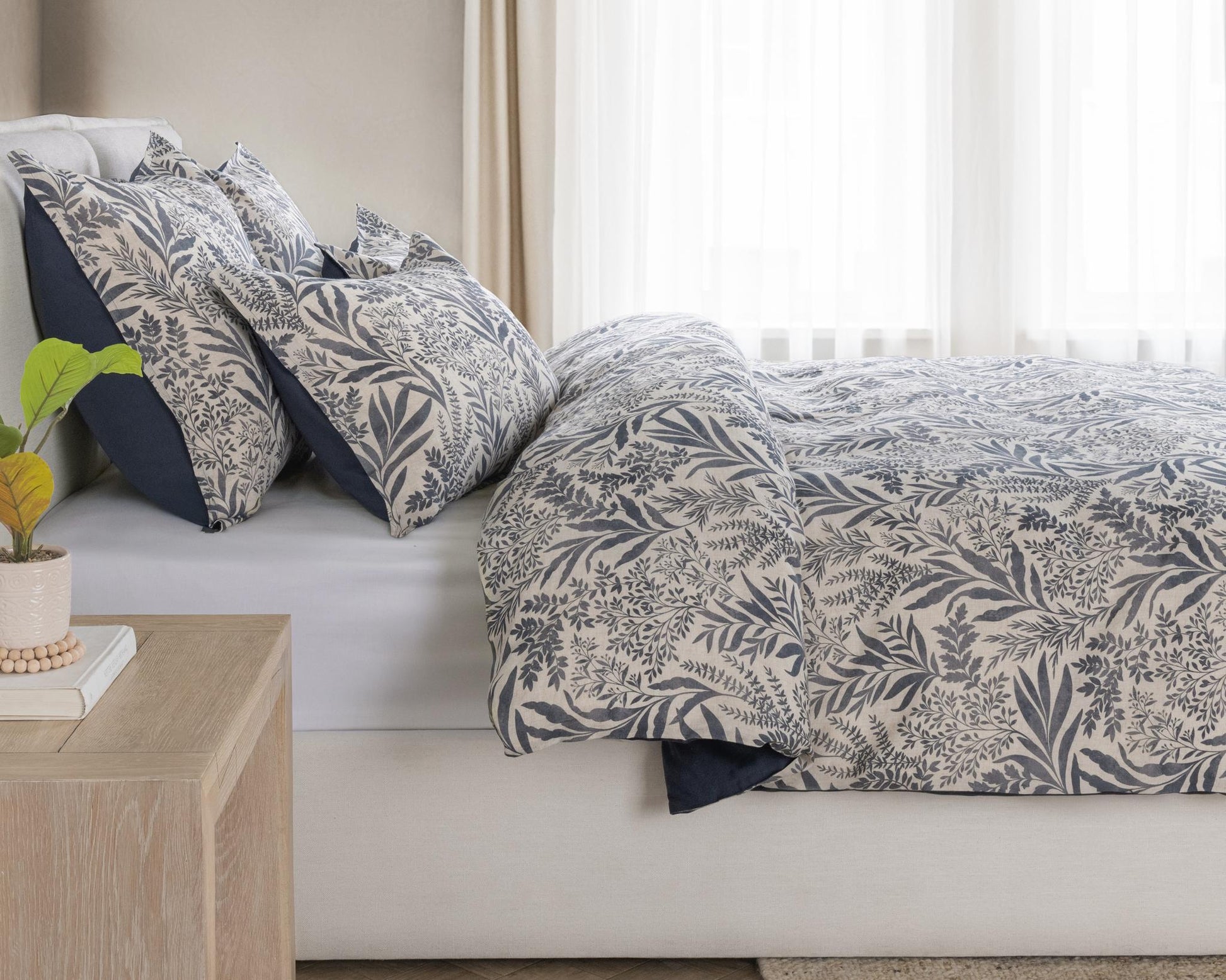 Mulberry Duvet Collection - Denim Blue - King / Set