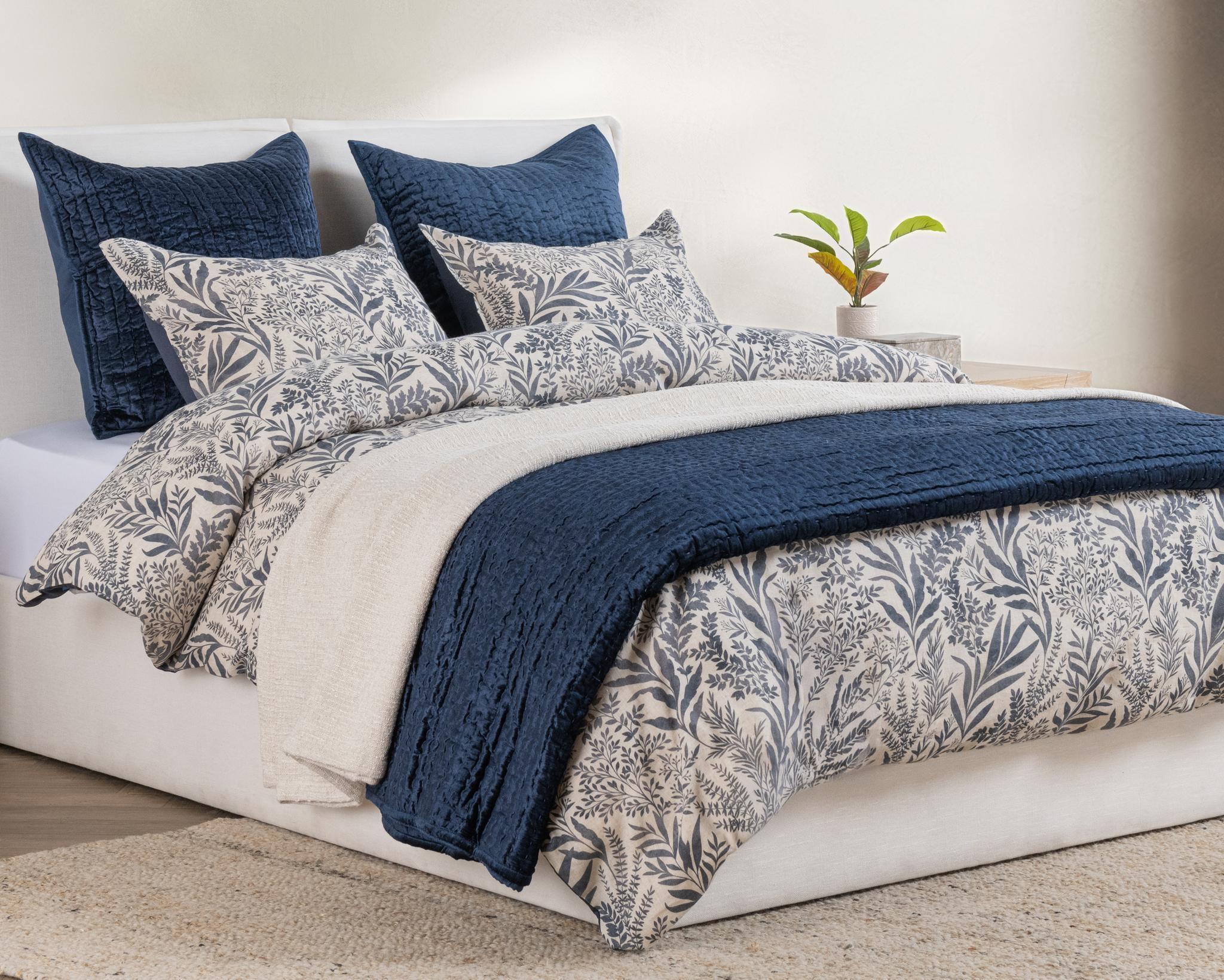 Mulberry Duvet Collection - Denim Blue - King / Set