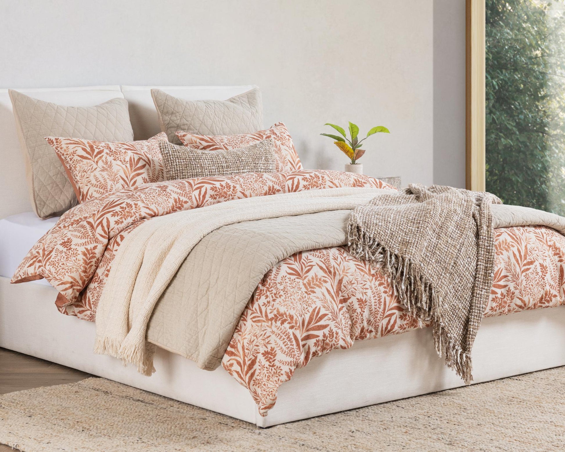 Mulberry Duvet Collection - Chestnut Brown - King / Set
