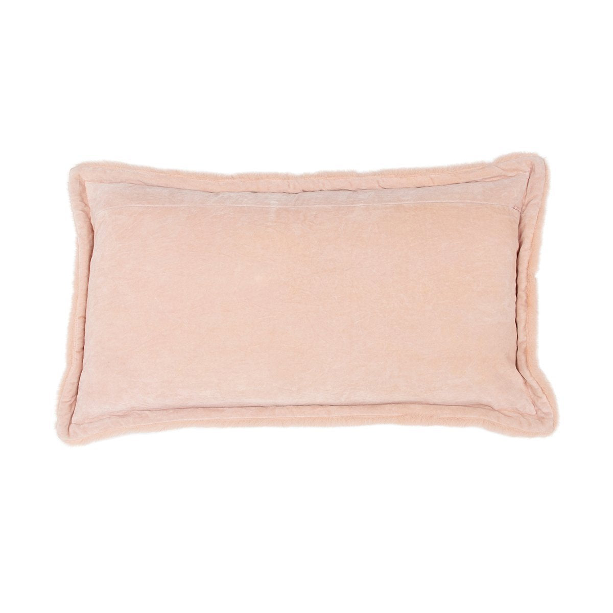 EQ Taiga Faux Fur Multiple Sizes - Peach - 22"x22"
