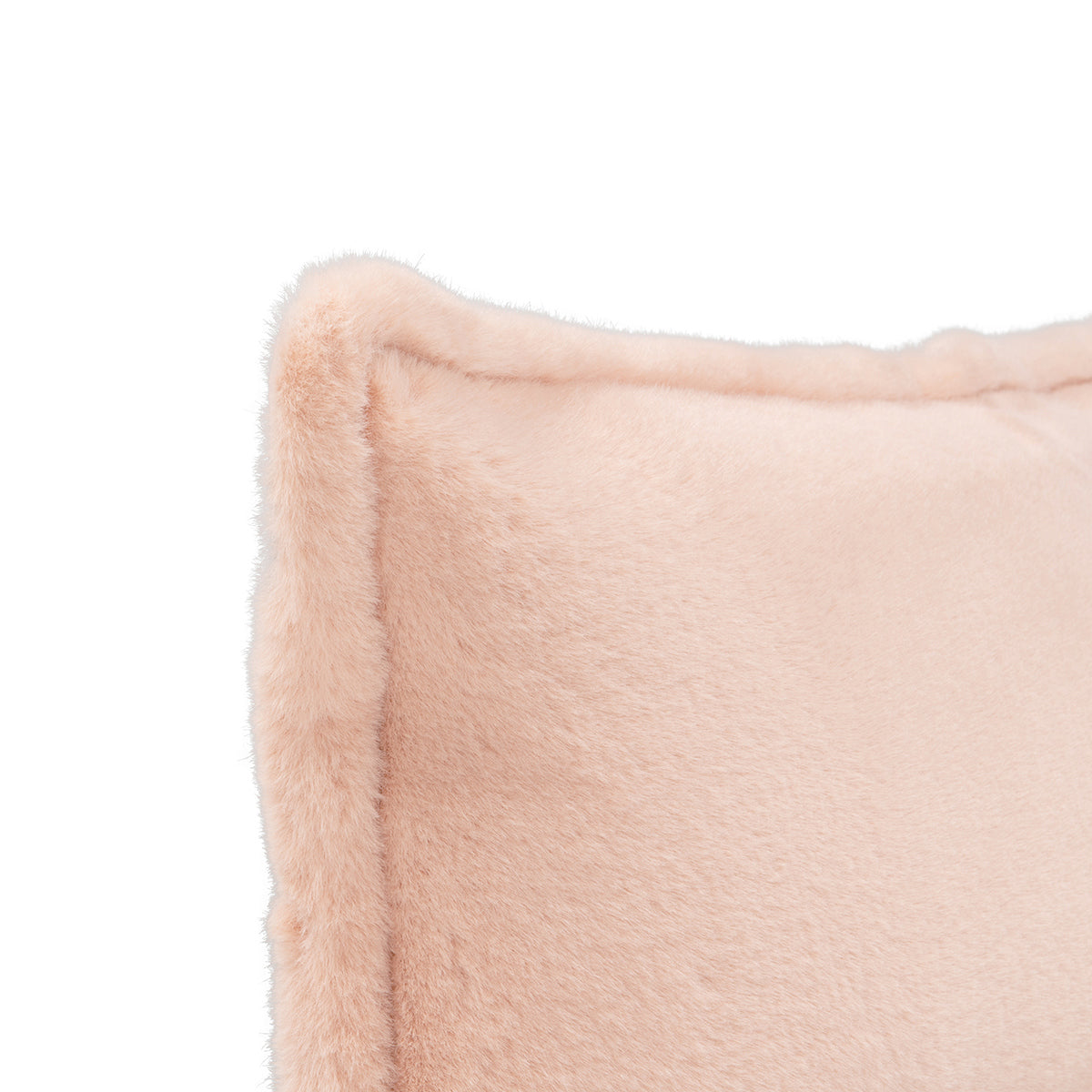 EQ Taiga Faux Fur Multiple Sizes - Peach - 22"x22"
