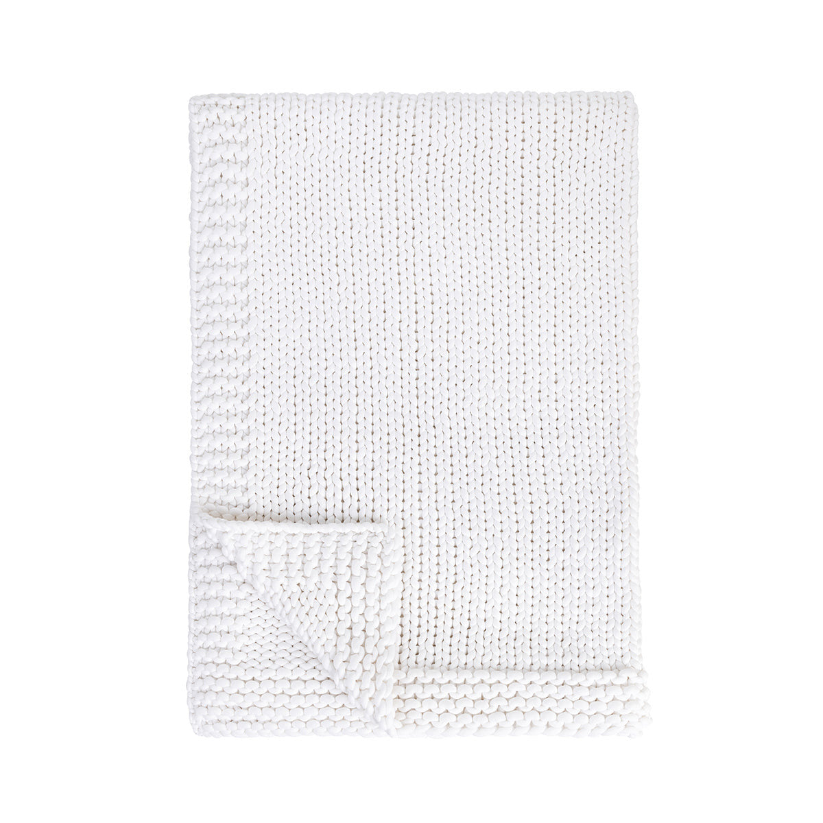 TC Dyne White Throw 50x70