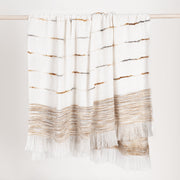 TC Albedo Throw 50x70 - Ivory/Rust
