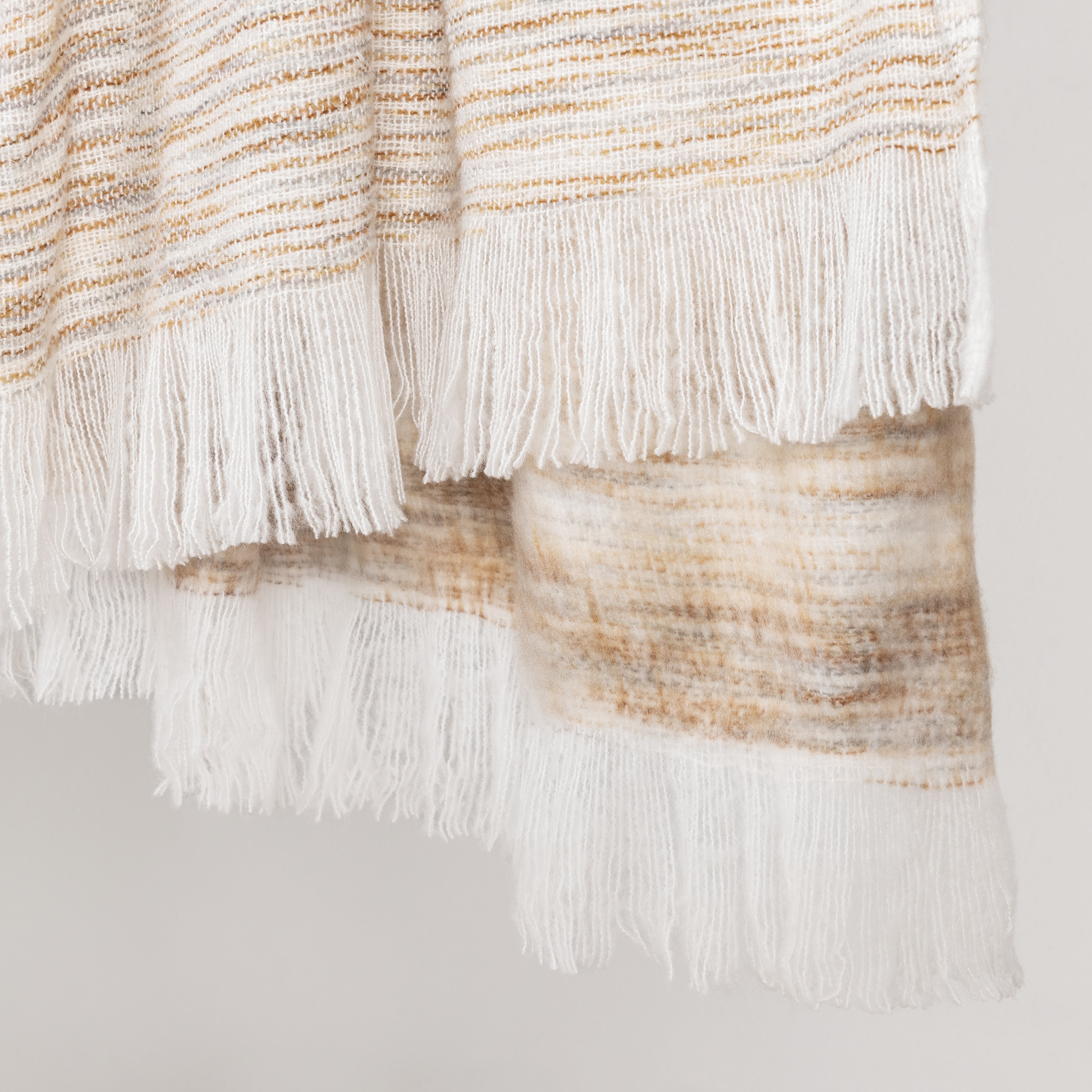 TC Albedo Throw 50x70 - Ivory/Rust
