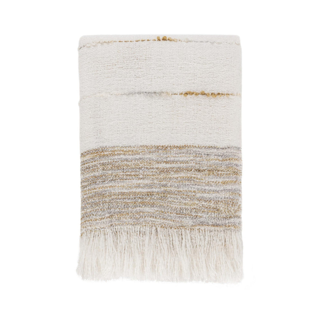 TC Albedo Ivory/Rust Throw 50x70