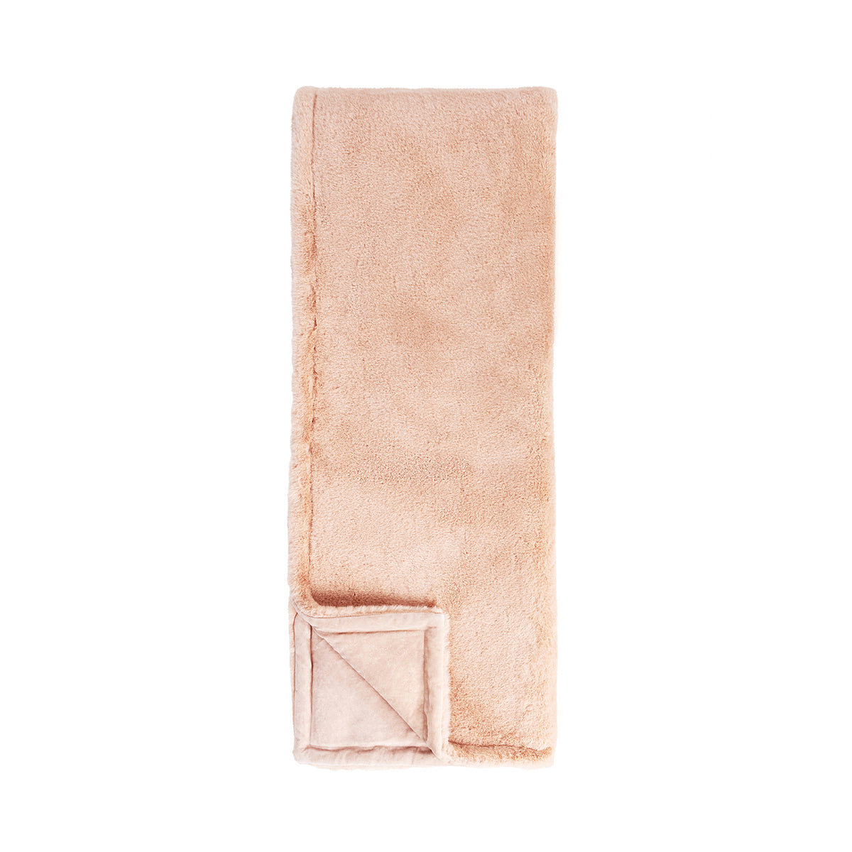 TC Taiga Faux Fur Throw 50x70 - Peach