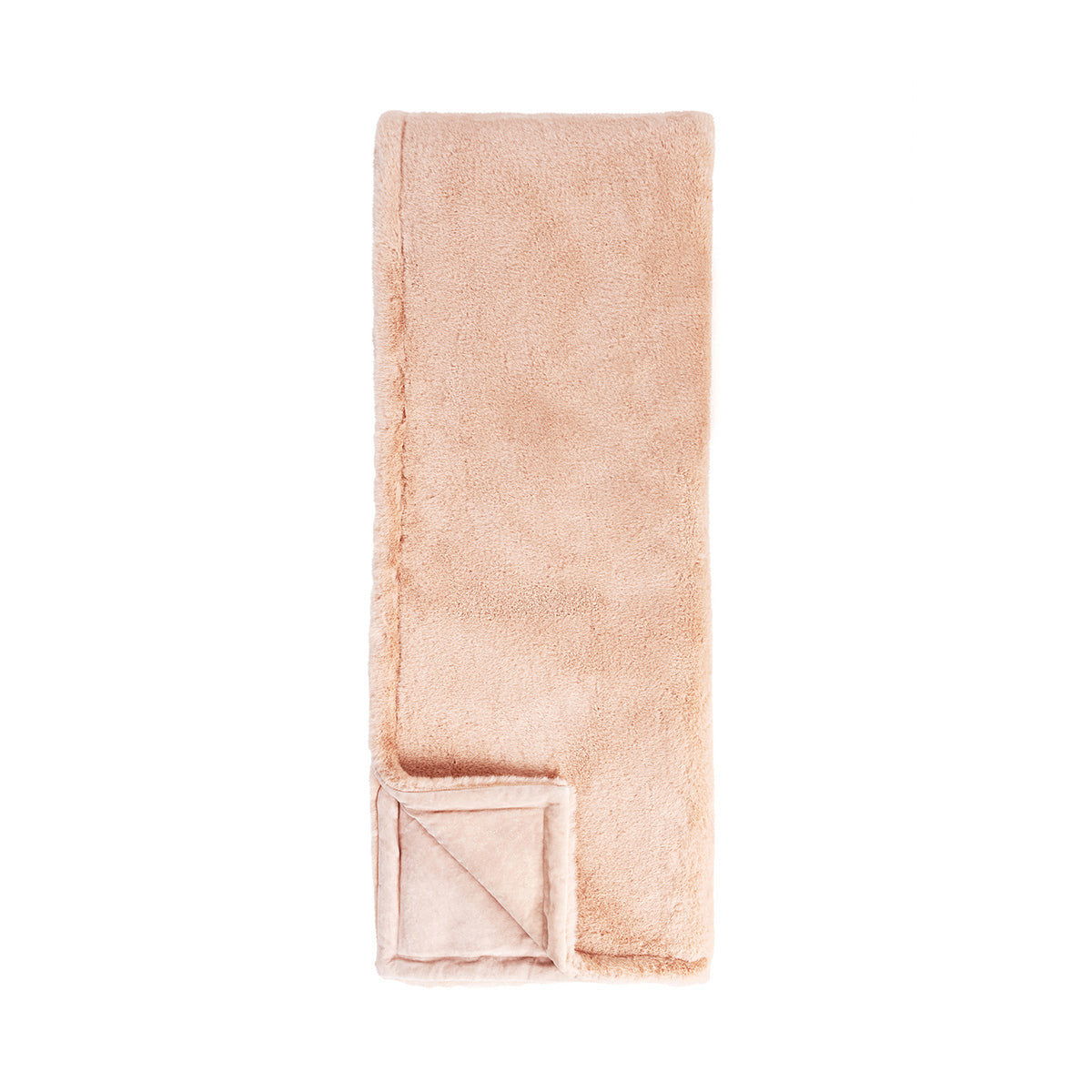 TC Taiga Faux Fur Peach Throw 50x70