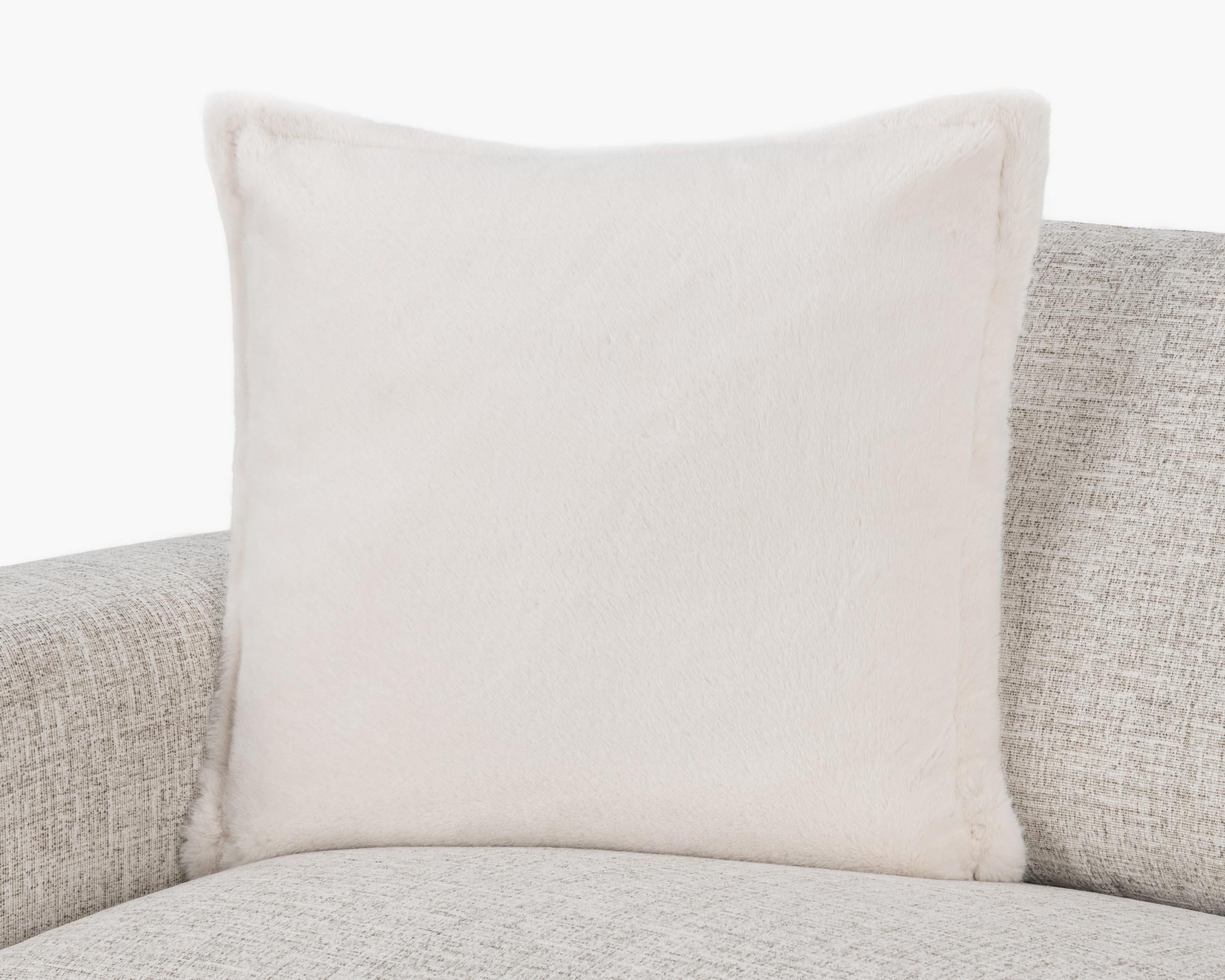 NV Taiga Faux Fur Multiple Sizes - Ivory - 22x22