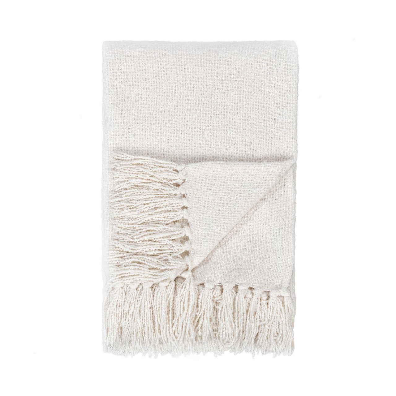 TC Aria Boucle Ivory Throw 50x70