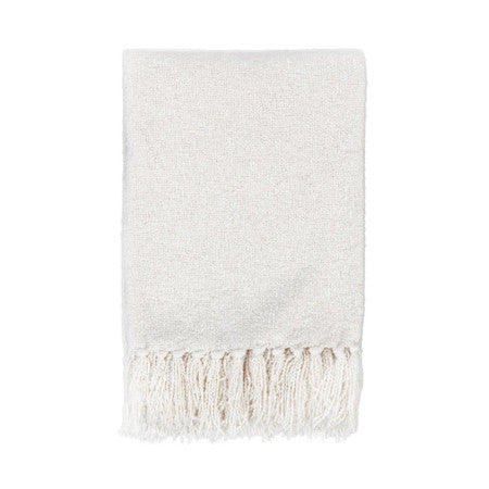 TC Aria Boucle Ivory Throw 50x70