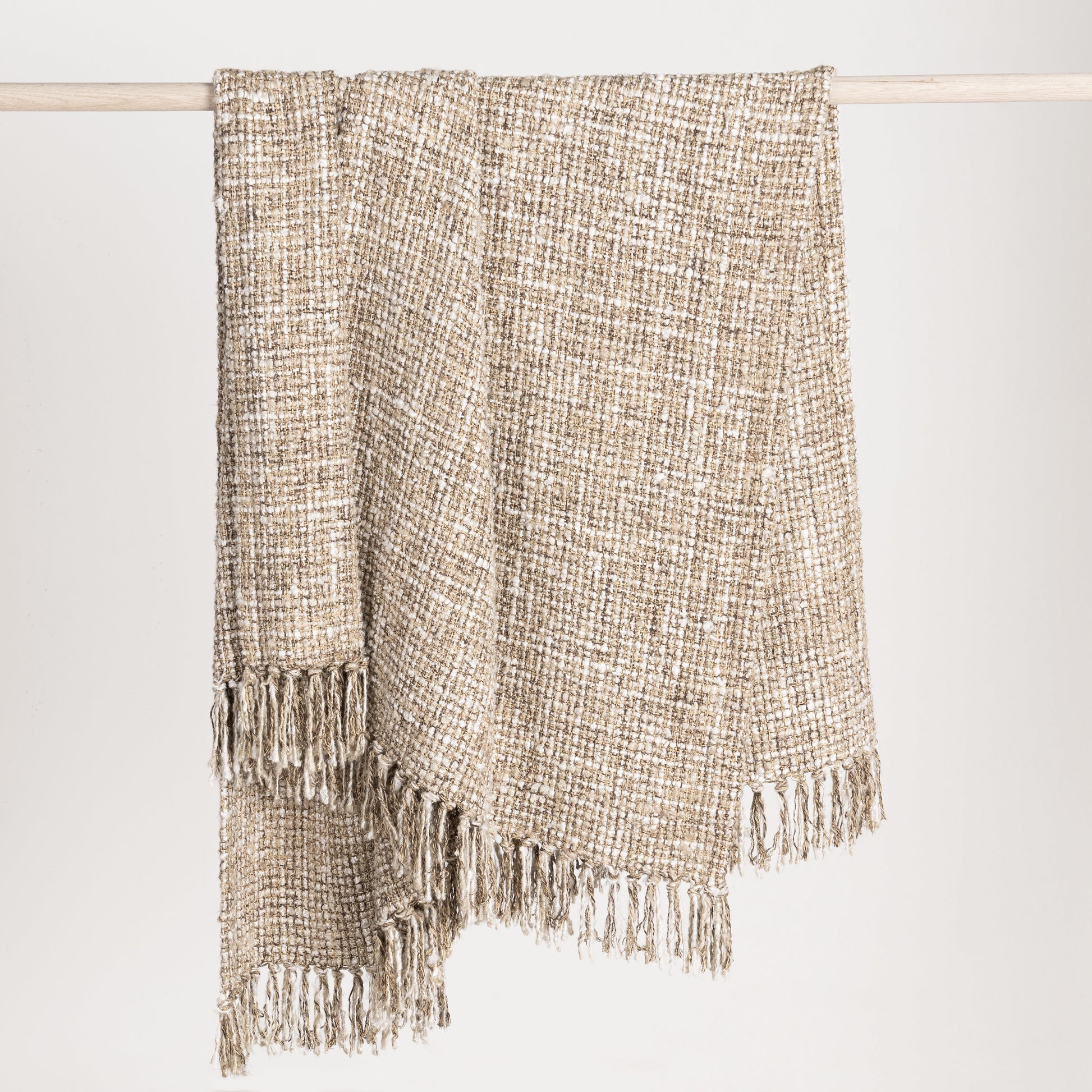 TC Porter 50x70 Throw - Black/Ivory