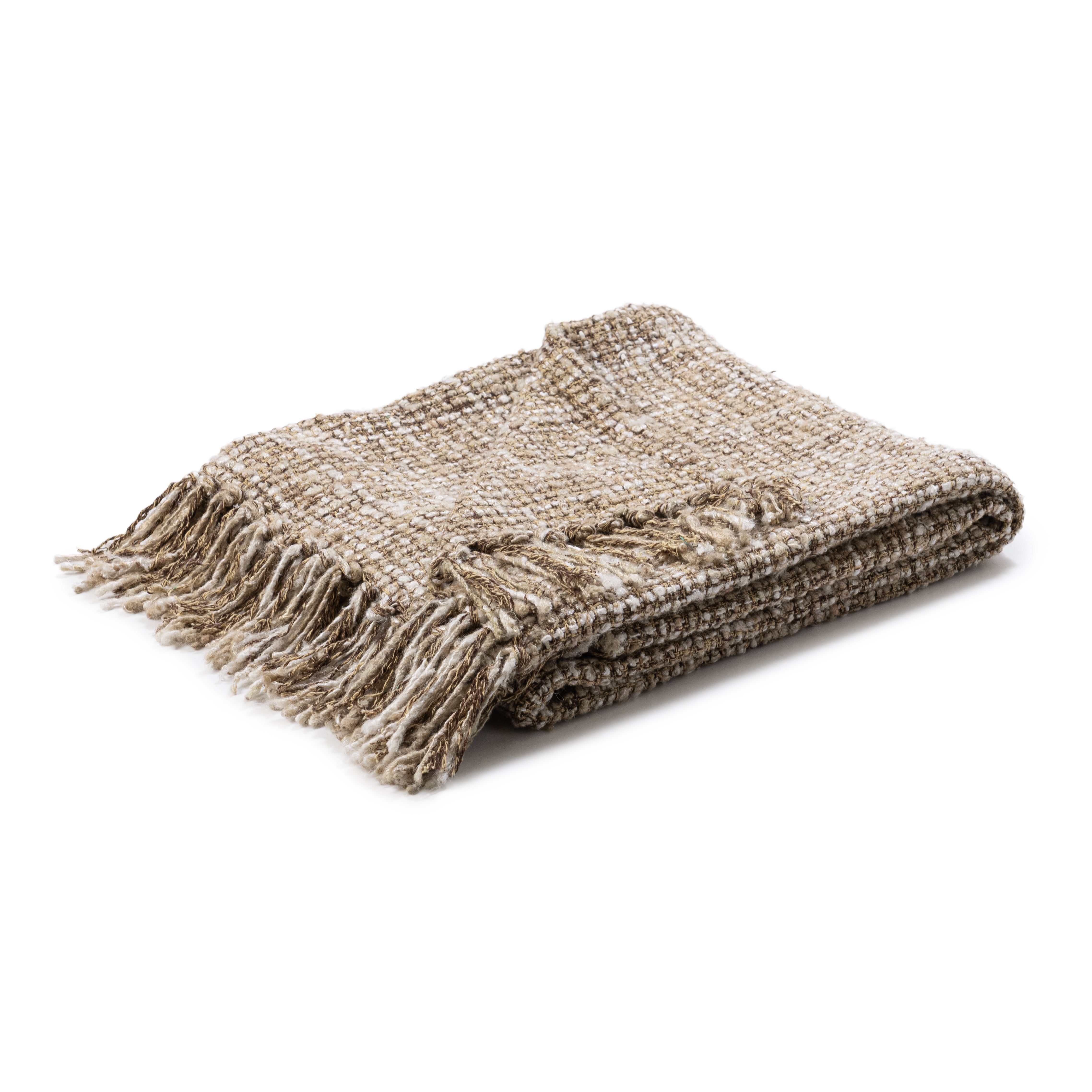 TC Porter 50x70 Throw - Black/Ivory