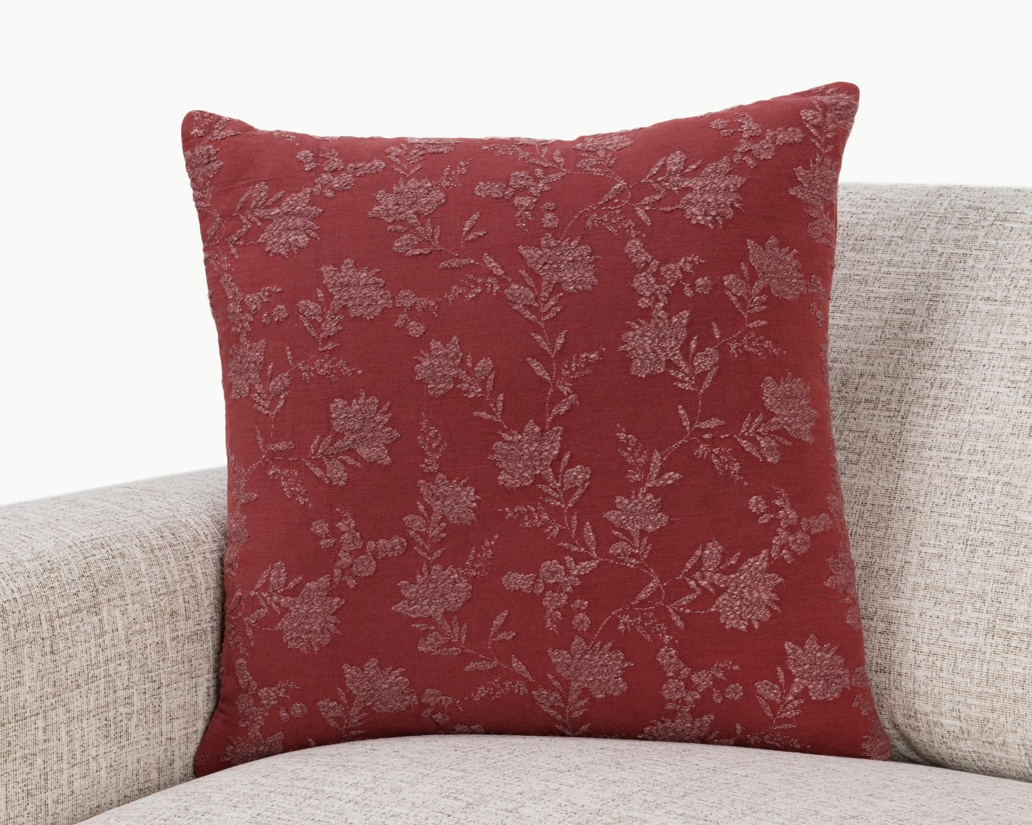 NV Rosecliff Multiple Sizes - Burgundy Red - 22x22