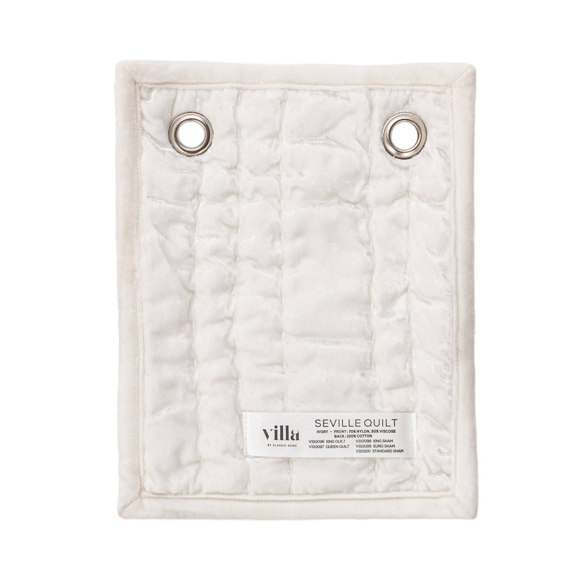 Seville Quilt Collection - Ivory - King / Set