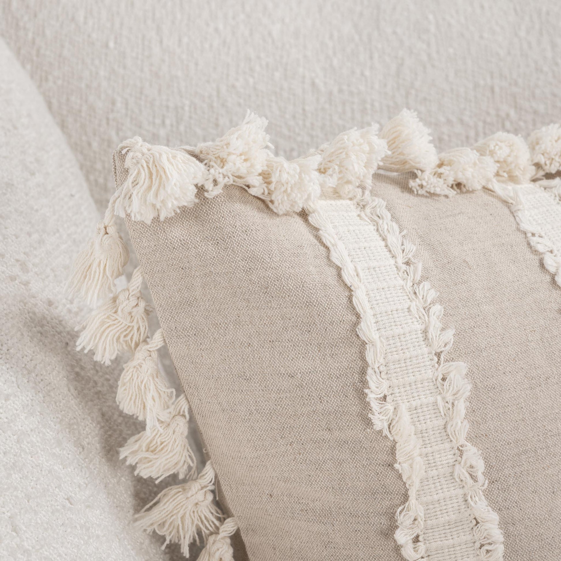 TQ Edisto Multiple Sizes - Natural/Ivory - 22x22