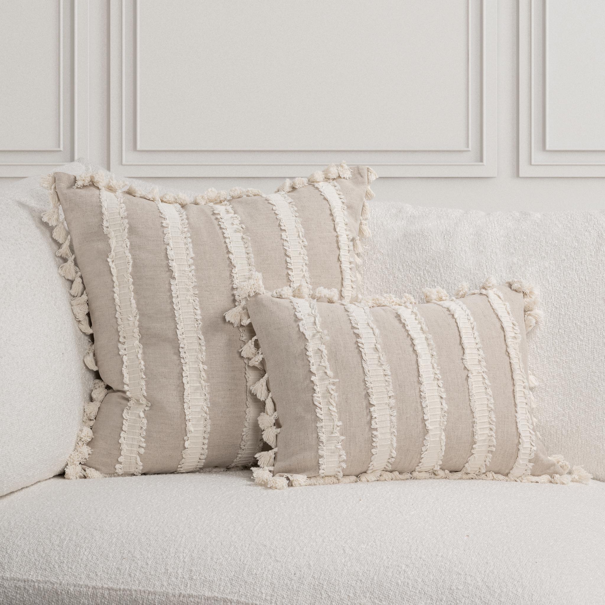 TQ Edisto Multiple Sizes - Natural/Ivory - 22x22