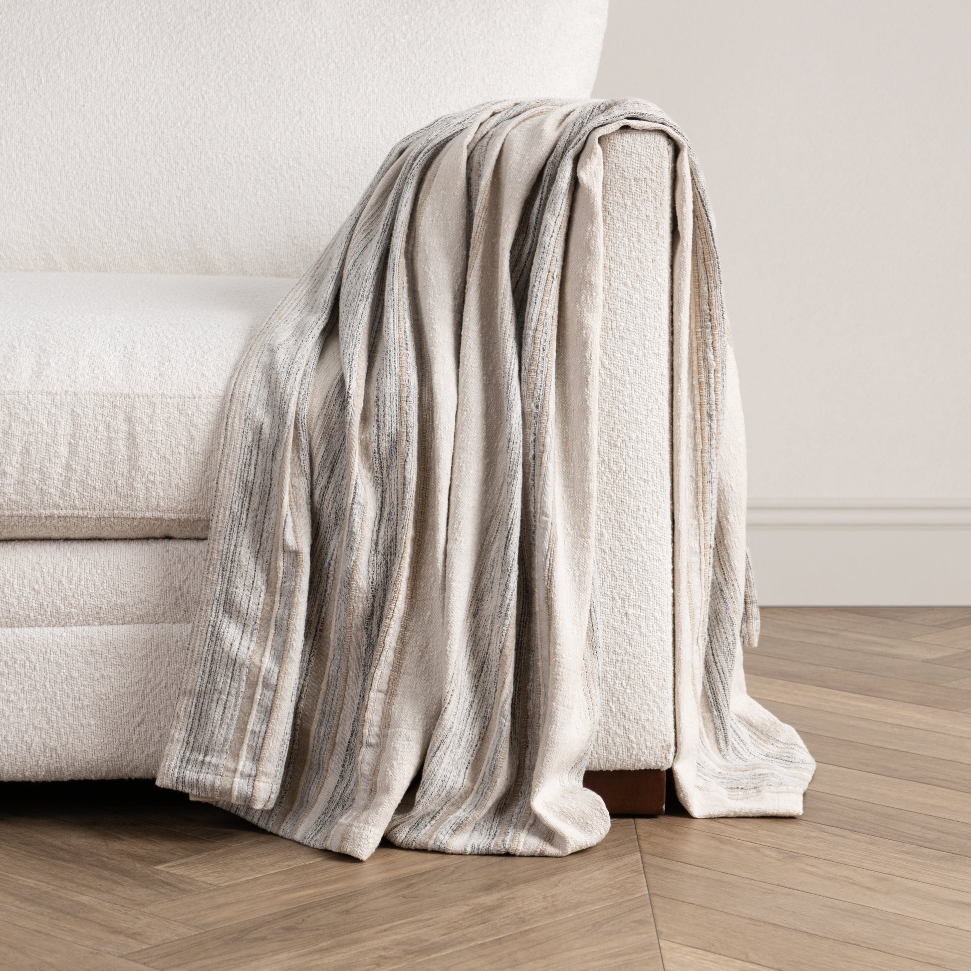 TC Rockport Throw 50x70 - Ivory Multi
