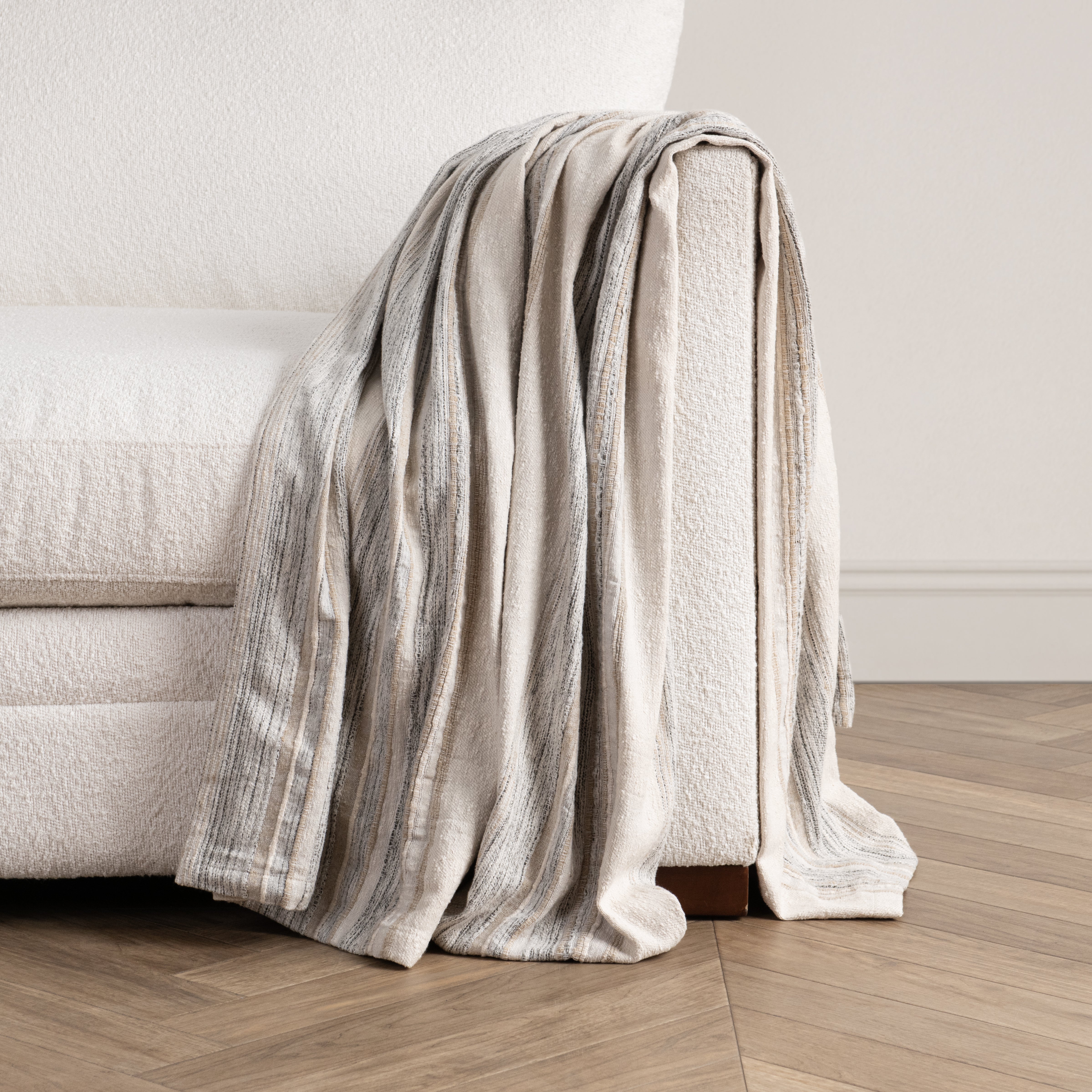 TC Rockport Throw 50x70 - Ivory Multi