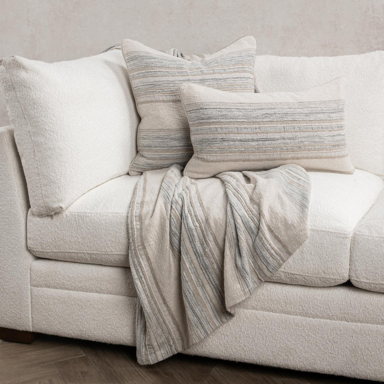 TC Rockport Ivory Multi Throw 50x70