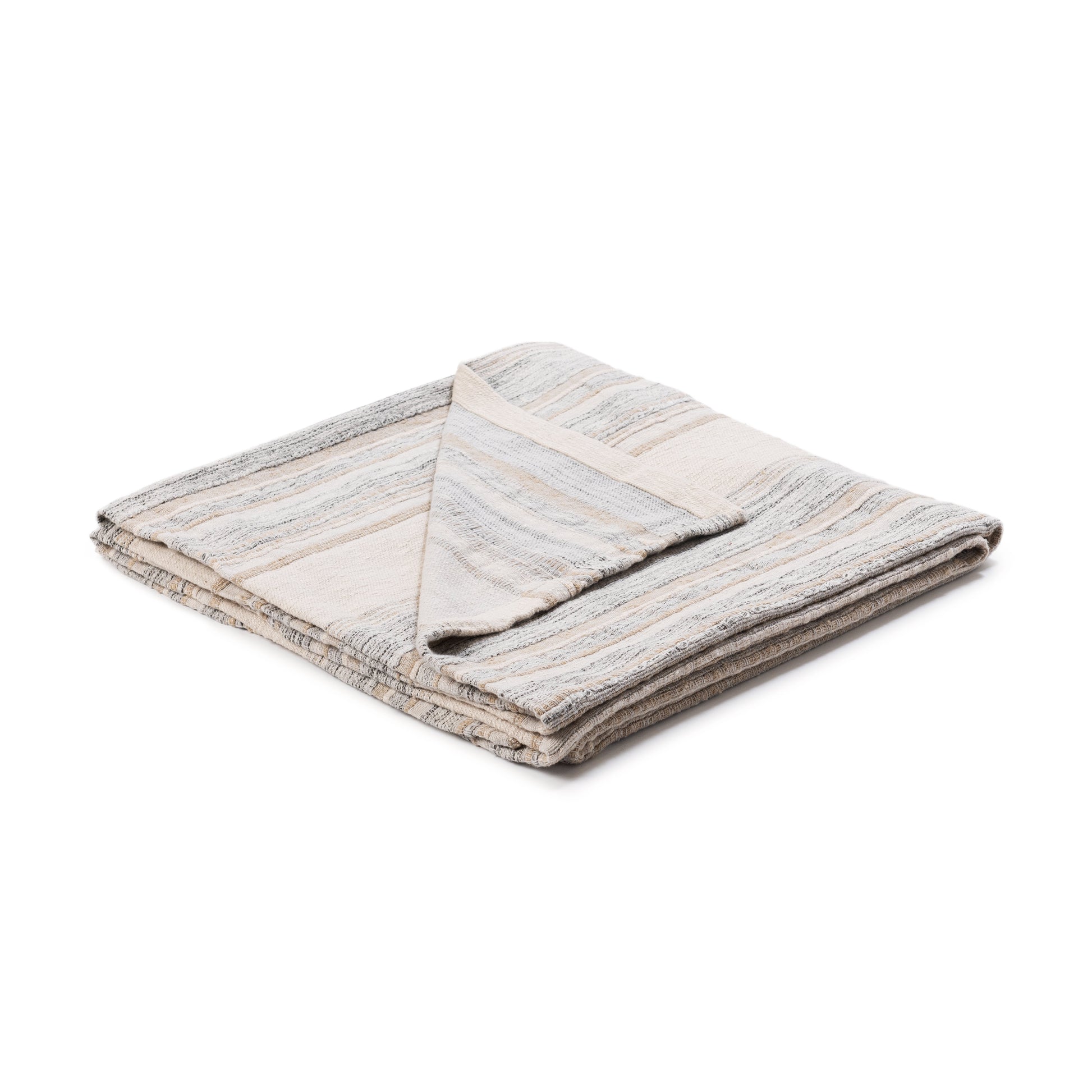 TC Rockport Throw 50x70 - Ivory Multi