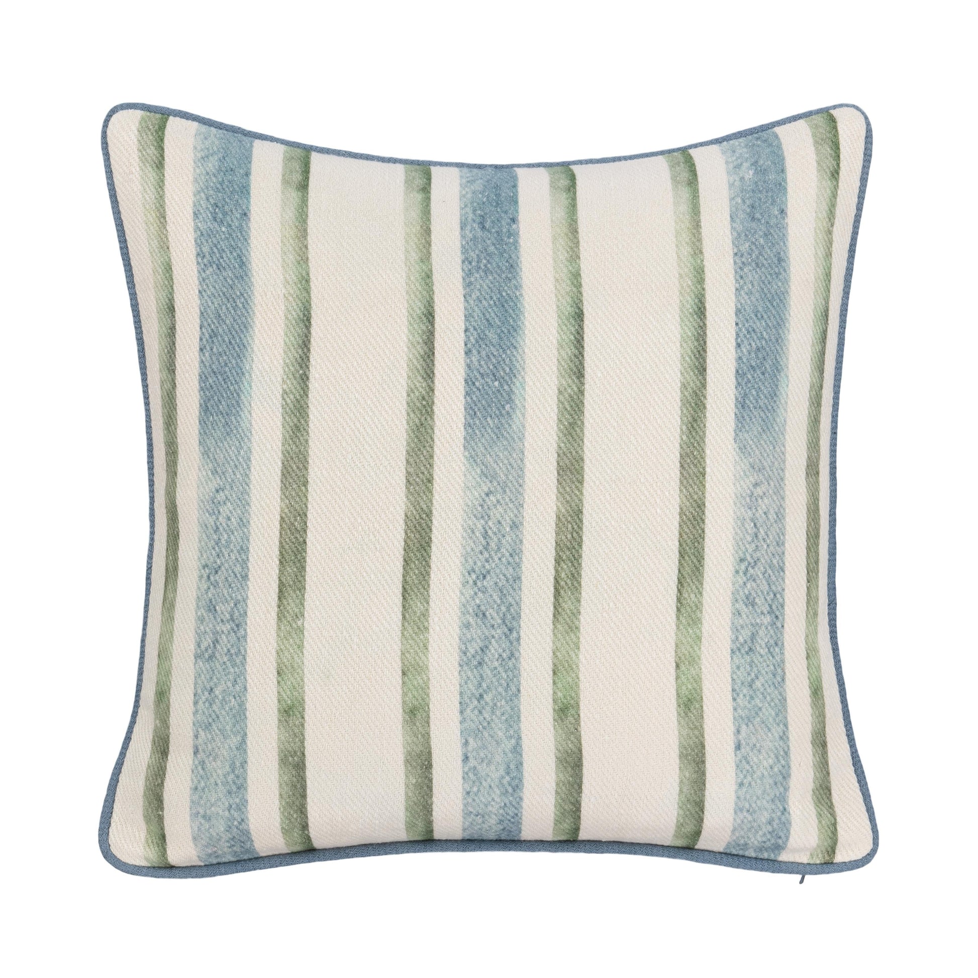 TQ Harbor Multiple Sizes - Blue/Green Stripe - 20x20