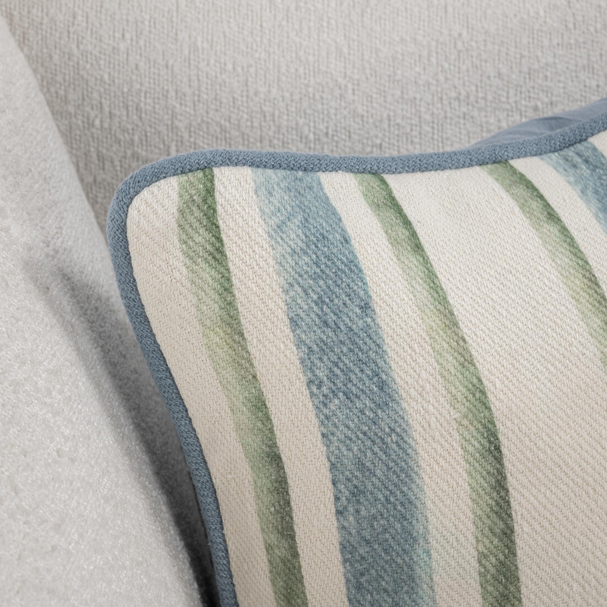 TQ Harbor Multiple Sizes - Blue/Green Stripe - 20x20