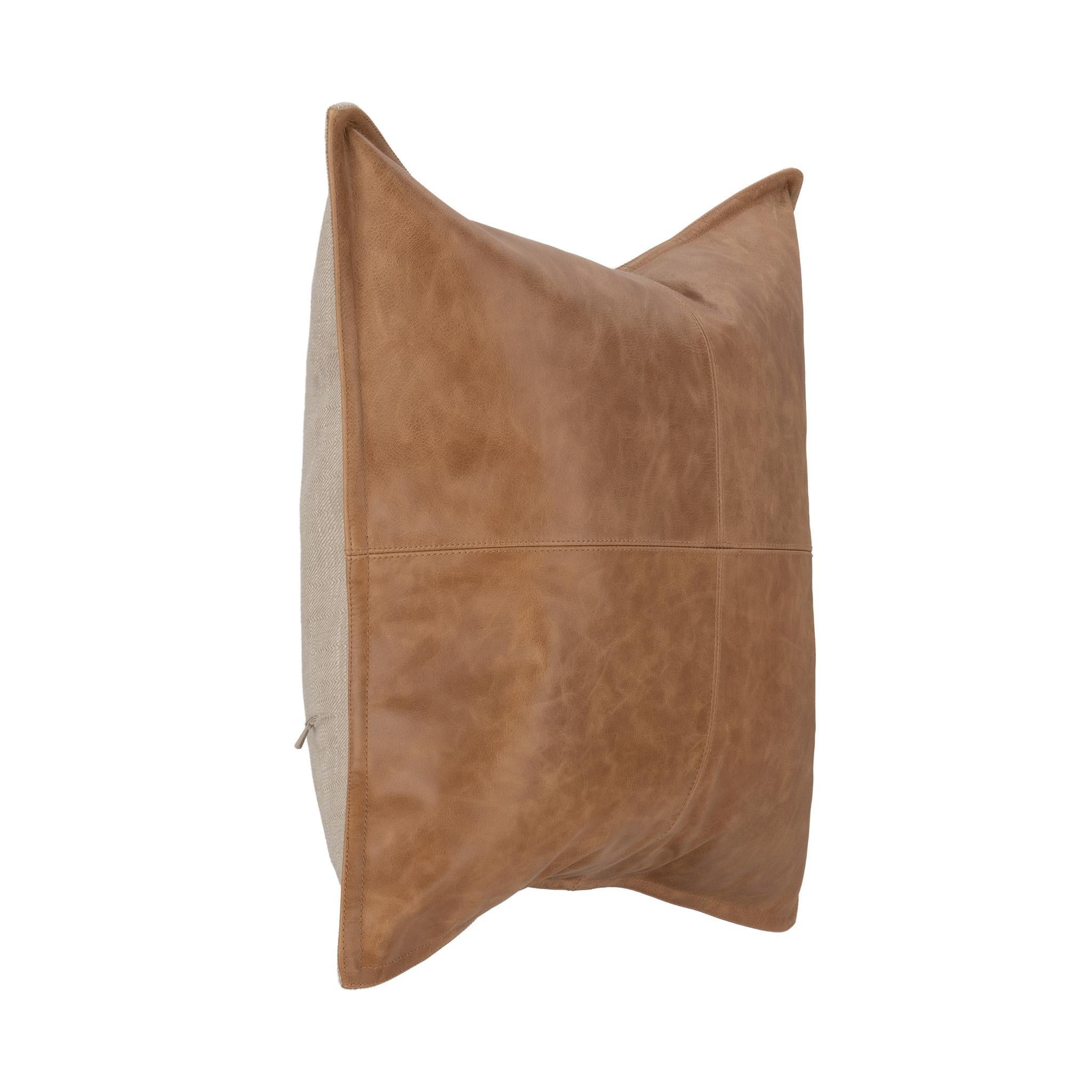 SLD Leather Multiple Sizes - Dumont Chestnut - 22"x22"