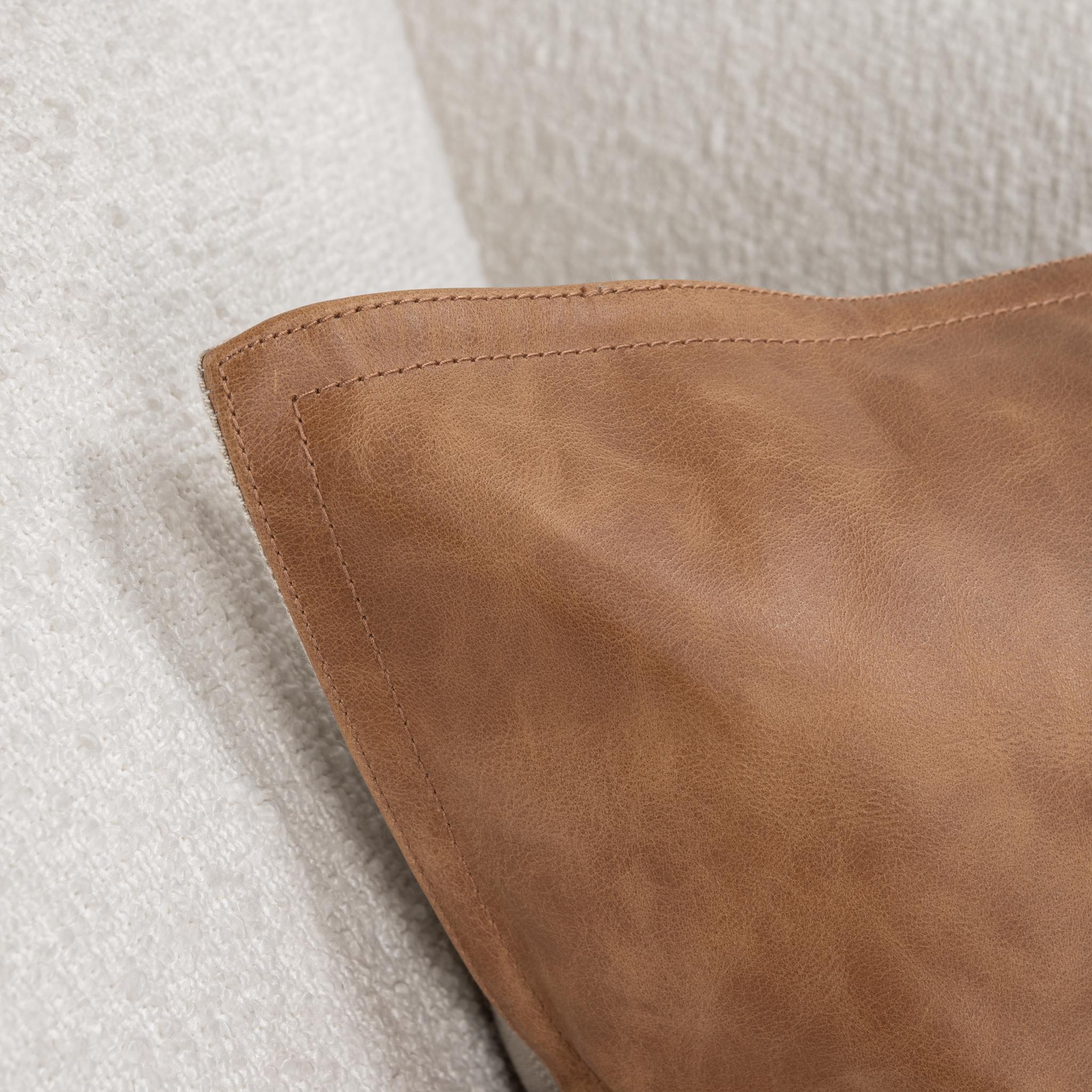SLD Leather Multiple Sizes - Dumont Chestnut - 22"x22"