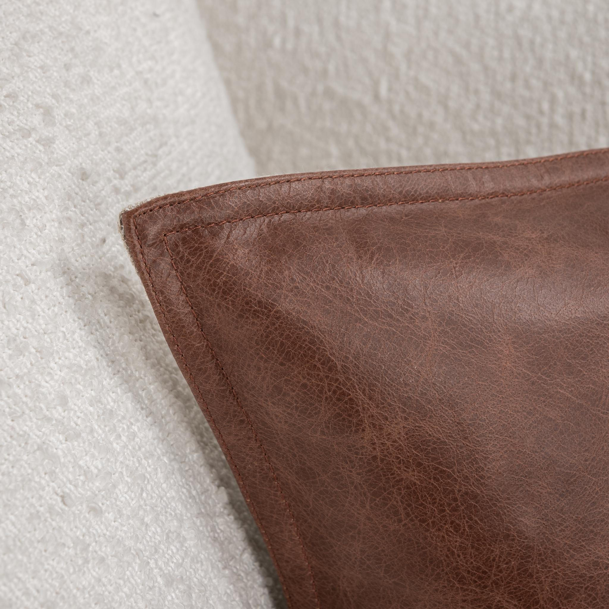 SLD Leather Multiple Sizes - Kona Brown - 22"x22"