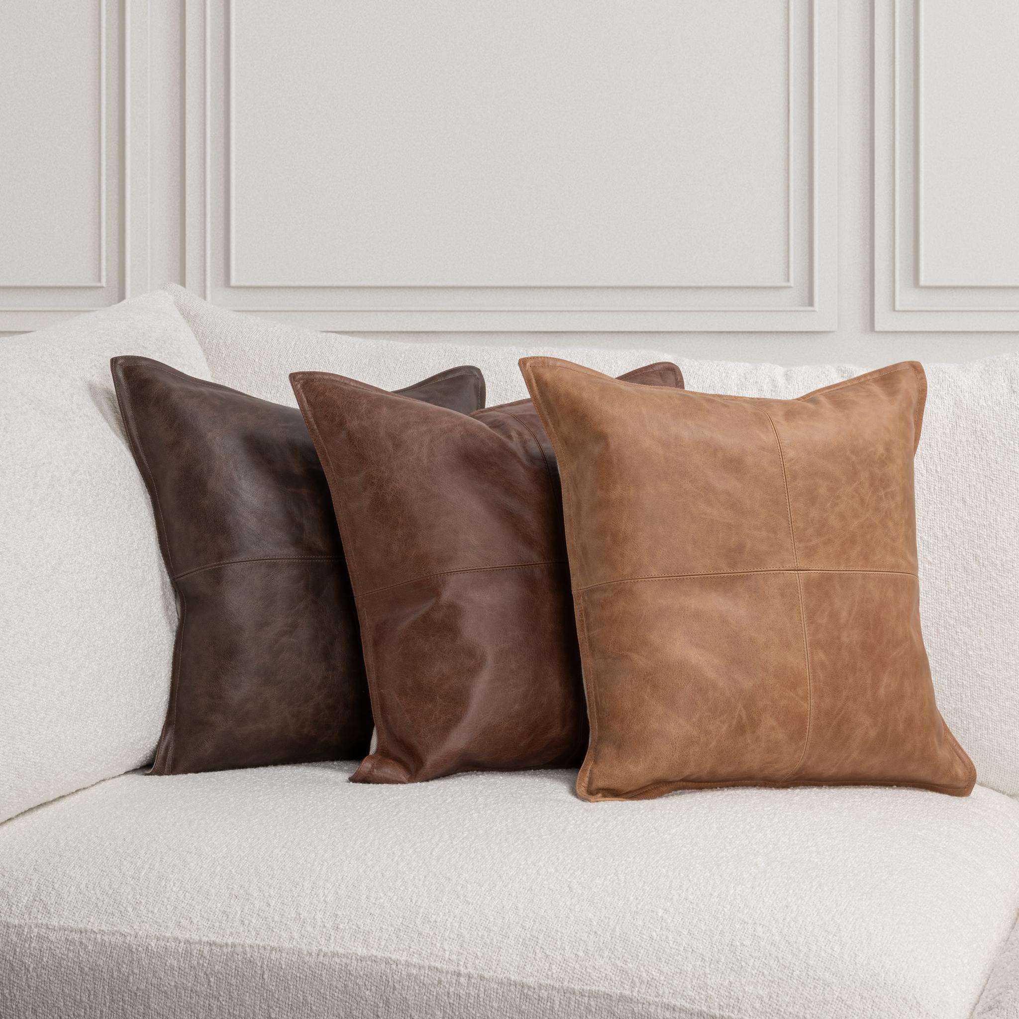 SLD Leather Multiple Sizes - Kona Brown - 22"x22"