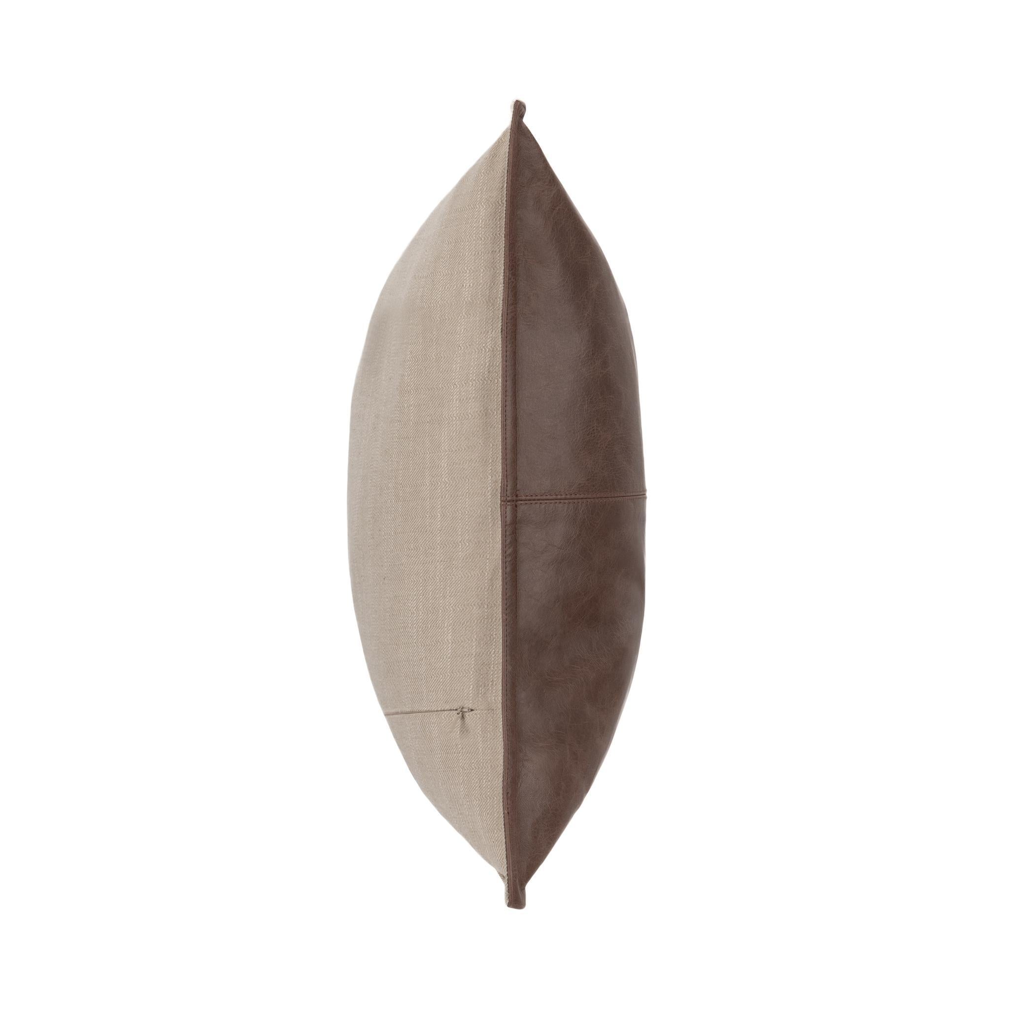SLD Leather Multiple Sizes - Parsons Cocoa - 22"x22"