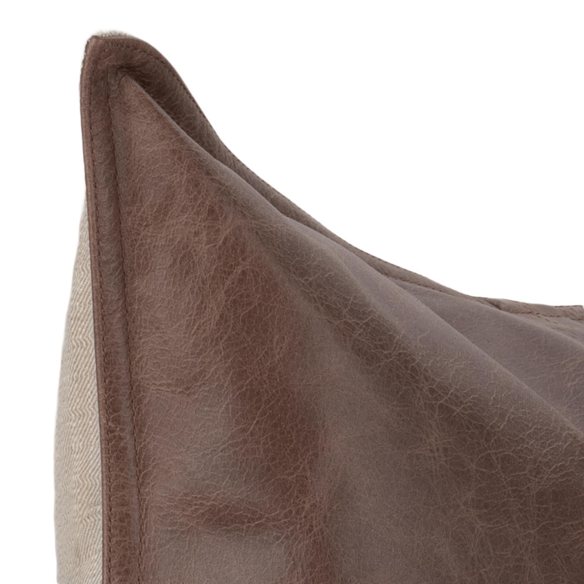 SLD Leather Multiple Sizes - Parsons Cocoa - 22"x22"