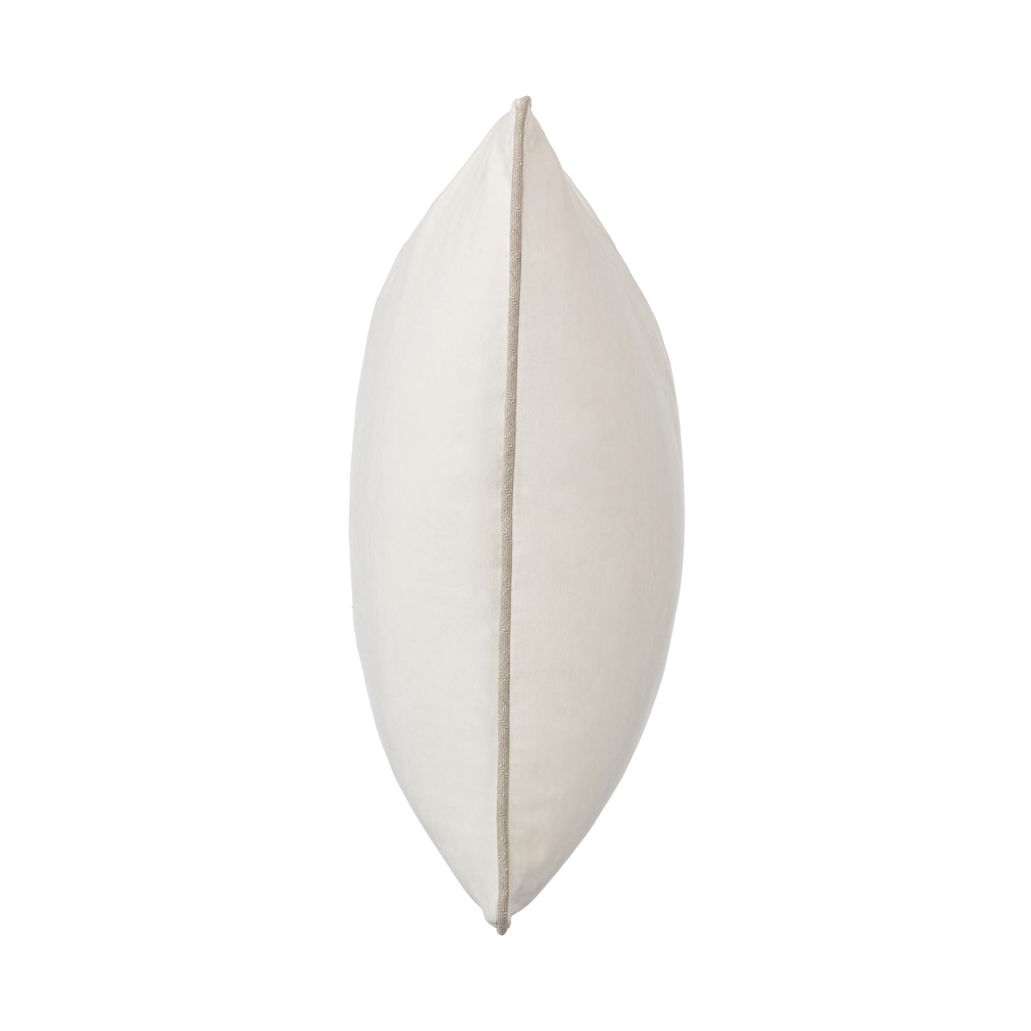 SLD Heirloom Velvet Multiple Sizes - Ivory - 18"x18"