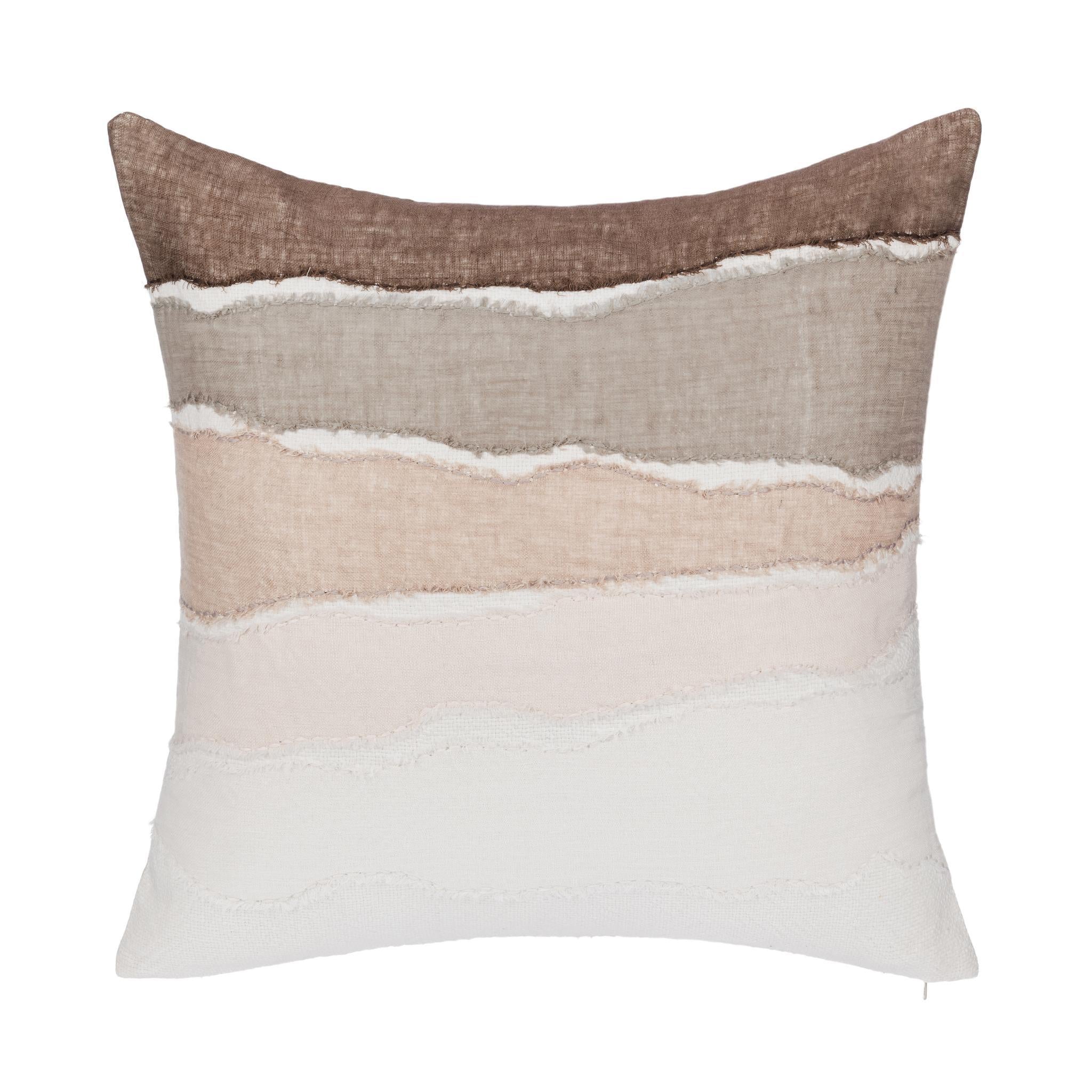 LN Bikram 22x22 - Ivory/Mocha Cream