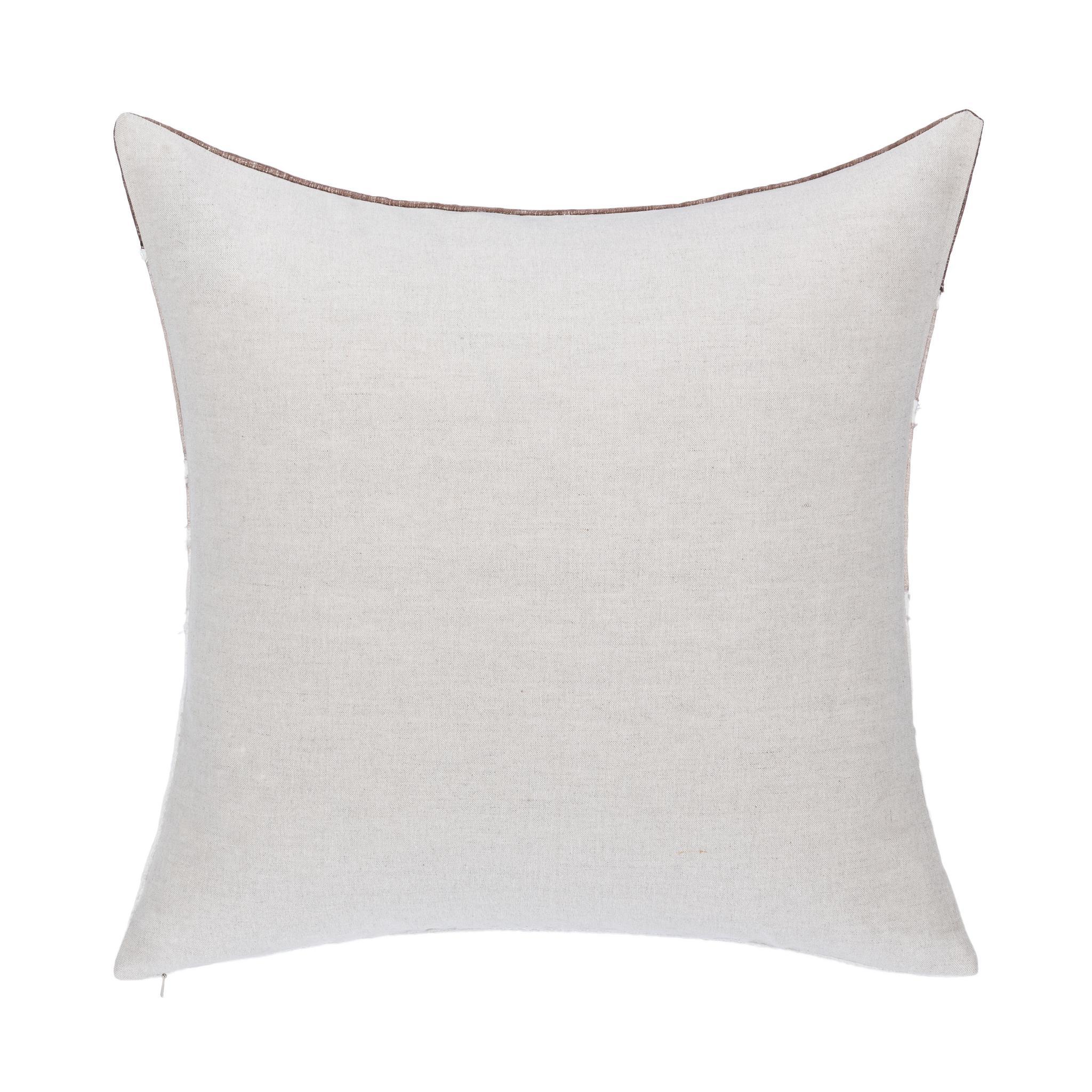 LN Bikram 22x22 - Ivory/Mocha Cream
