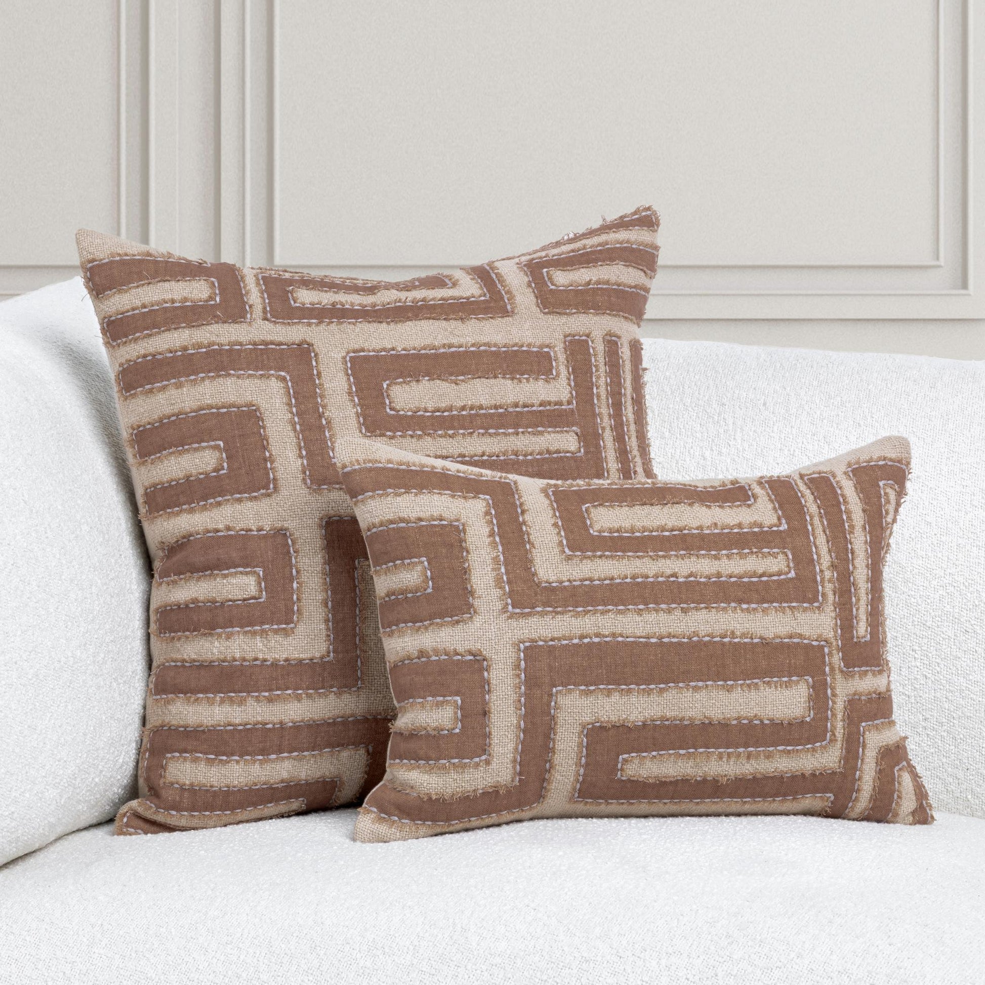 VC Mateo 22x22 - Sepia Brown/Natural