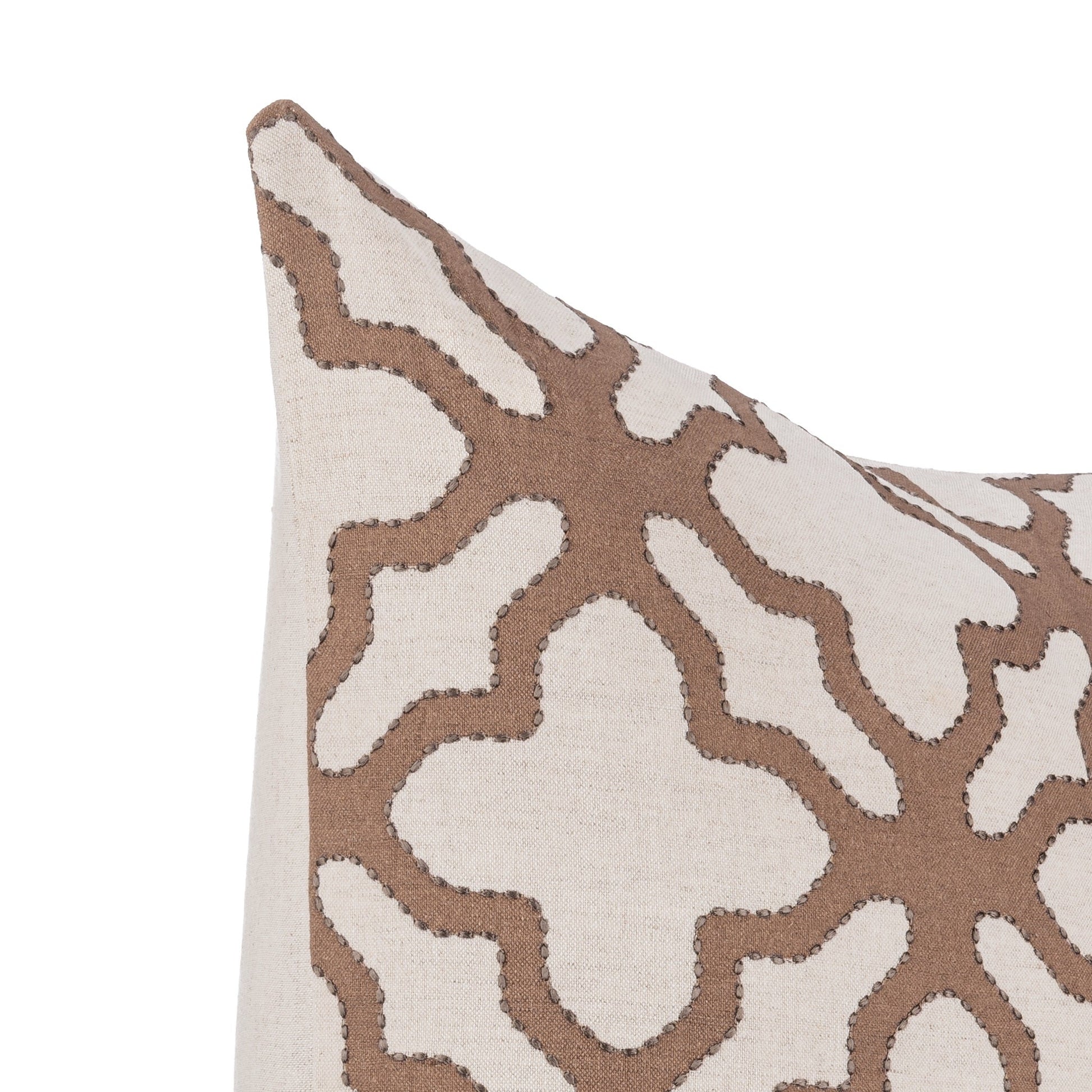 LN Mullan 22x22 - Frothed Brown