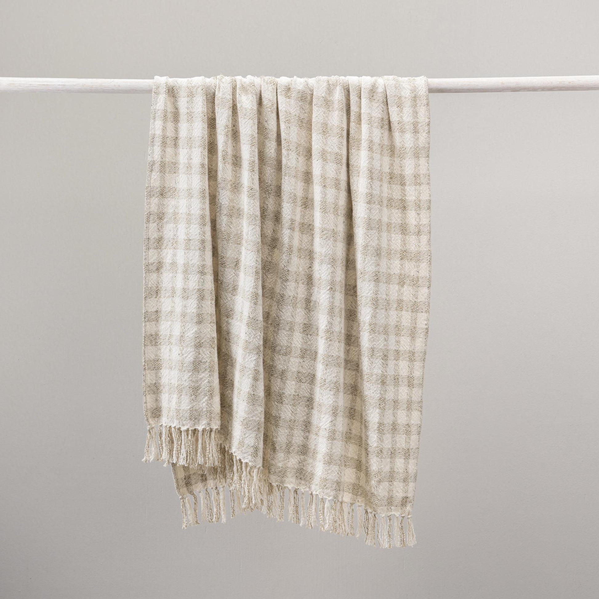 TC Sari Throw 50x70 - Natural/Ivory