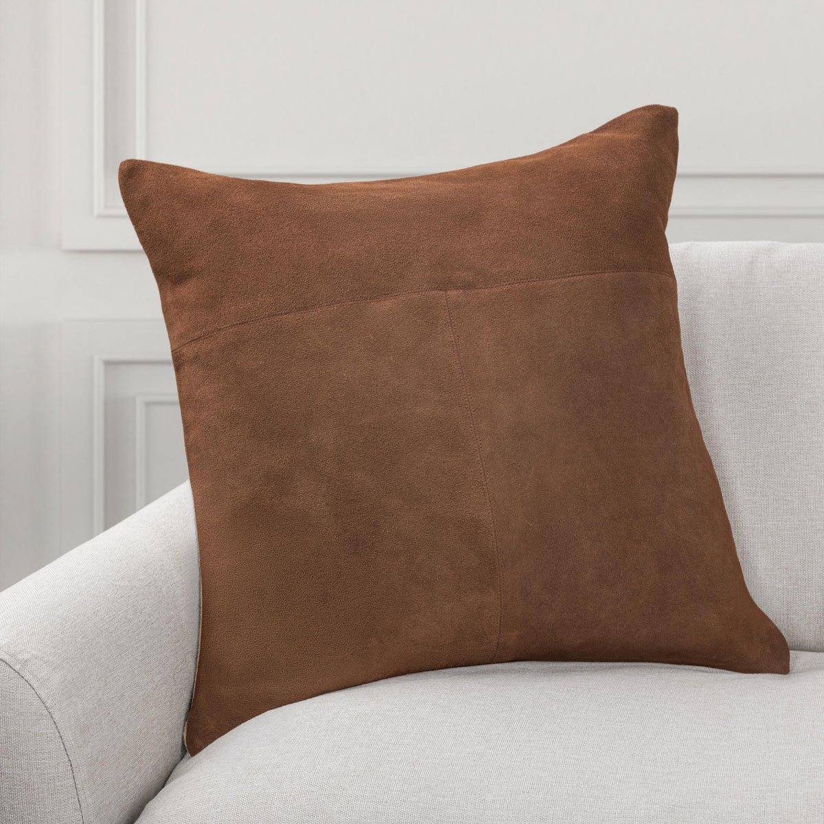 SLD Clemson Pillow - Saddle Brown / 22"x22" by Classic Home - view 3