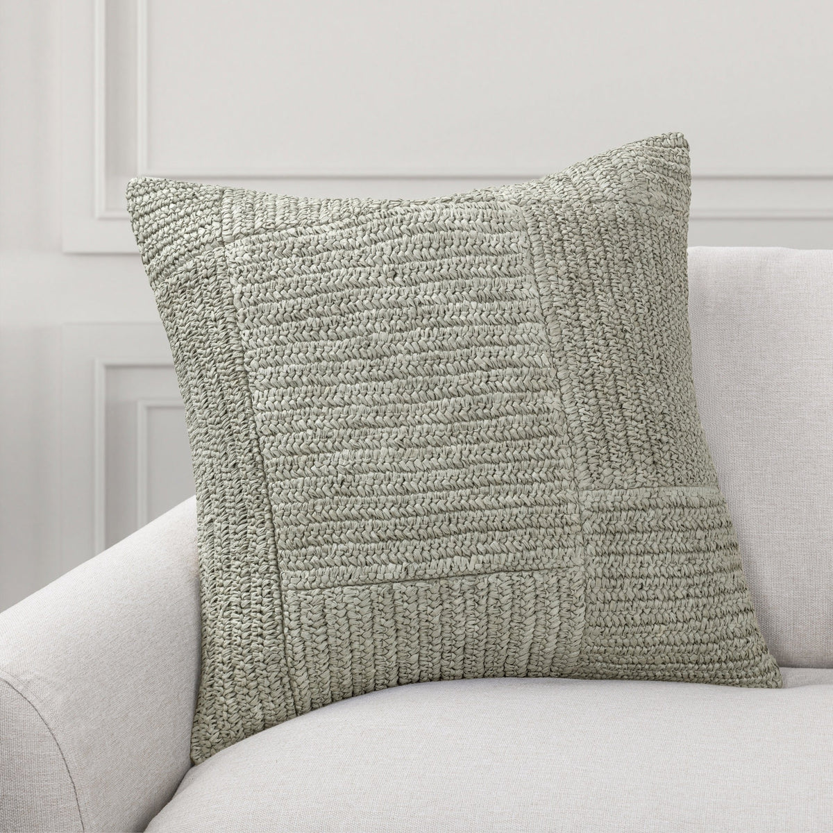 SLD Merritt Pillow - River Sage / 22"x22" by Classic Home - view 3