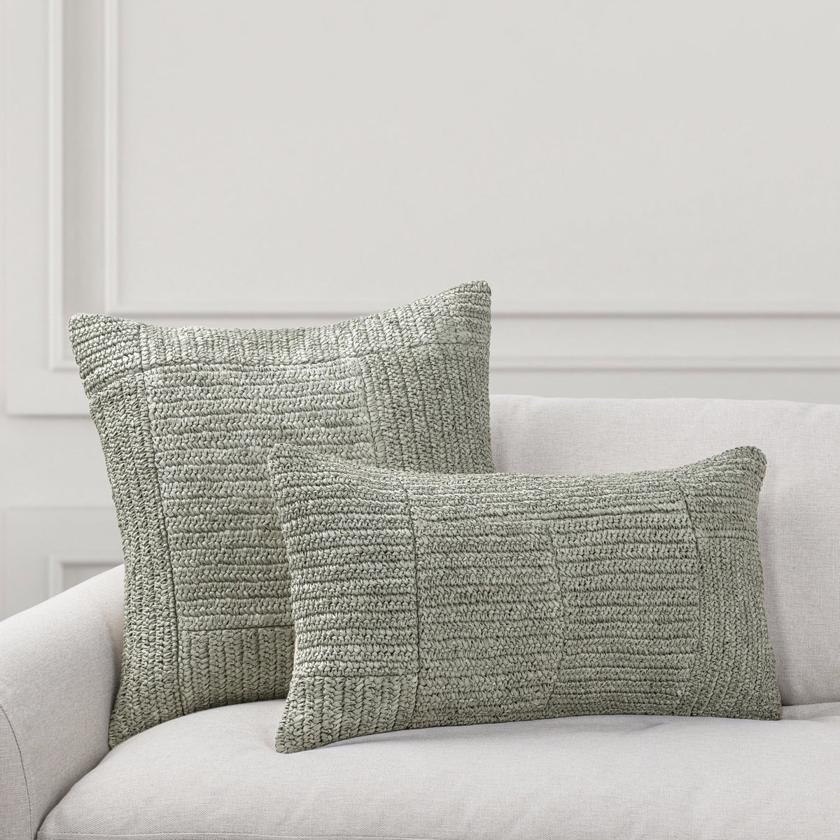 SLD Merritt Pillow - River Sage / 22"x22" by Classic Home - view 5