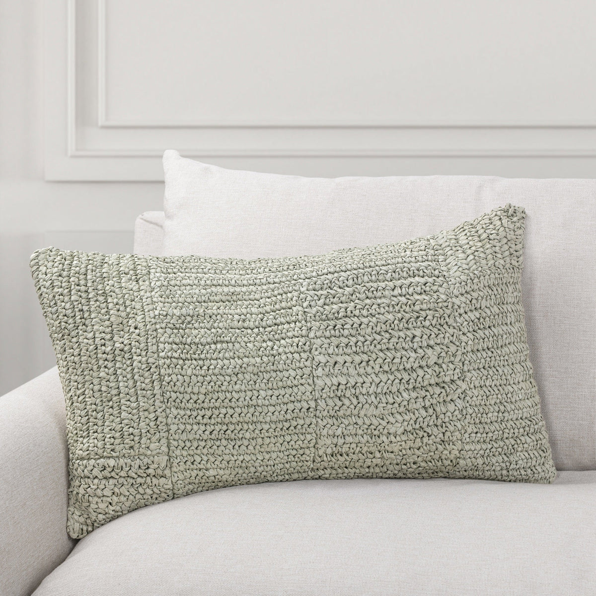 SLD Merritt Pillow - Willow Green / 14"x26" by Classic Home - view 3