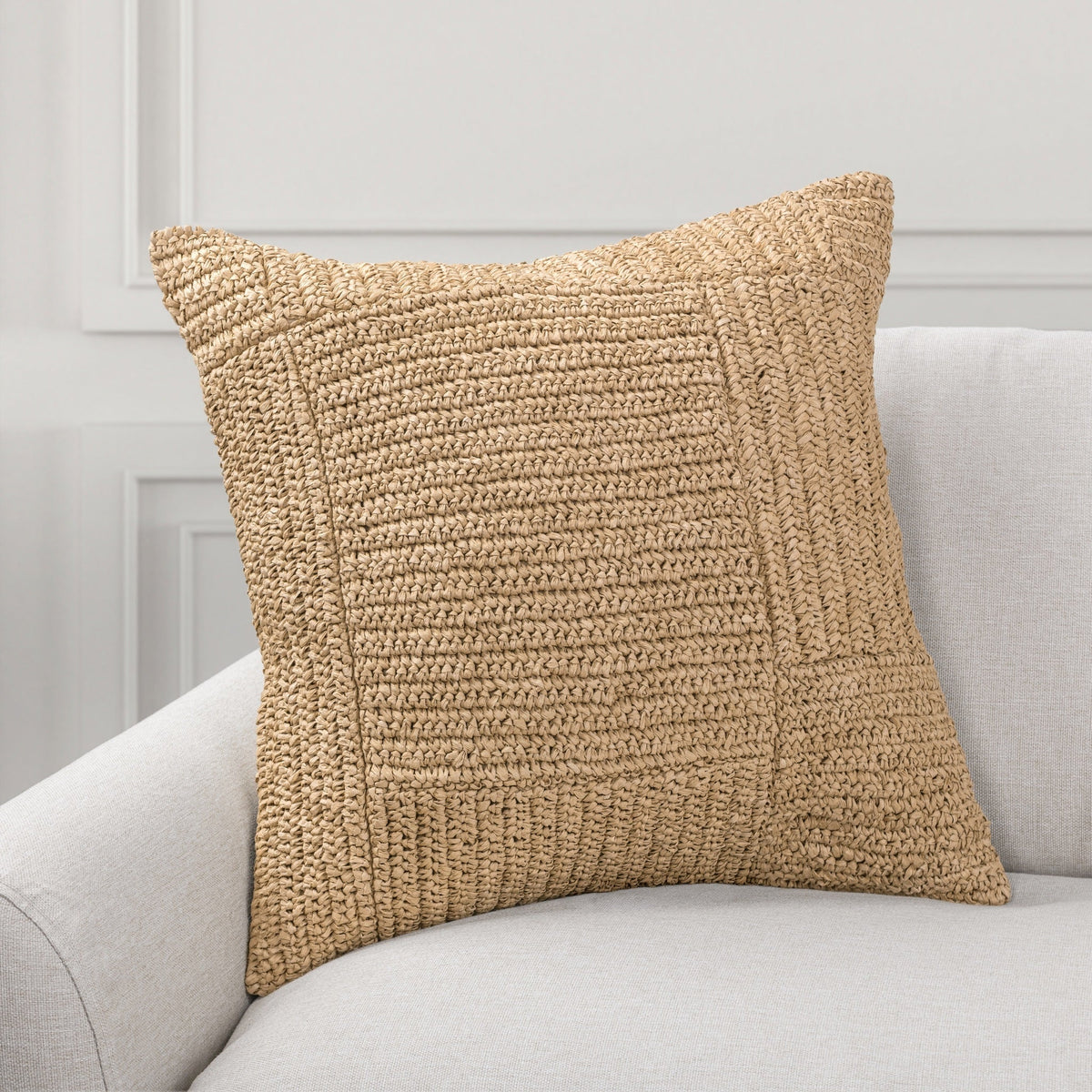 SLD Merritt Pillow - Harvest Wheat / 22"x22" by Classic Home - view 3