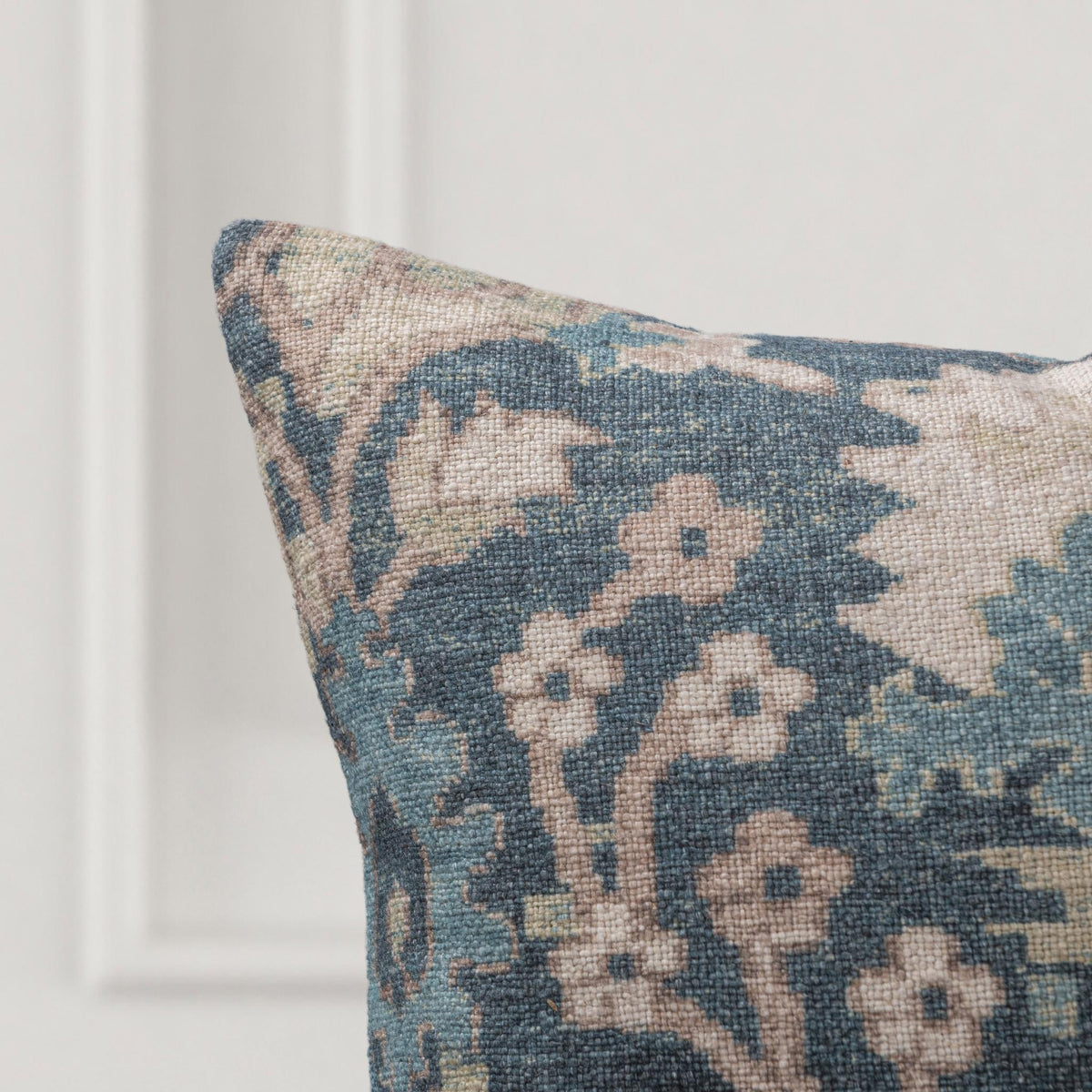JL Chalet Pillow - Pond Blue / 22"x22" by Classic Home - view 4