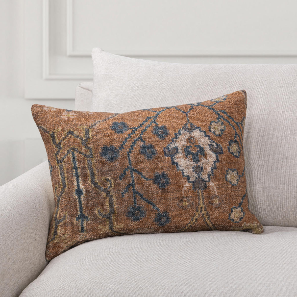 JL Bungalow Pillow - Amber Brown / 14"x20" by Classic Home - view 3