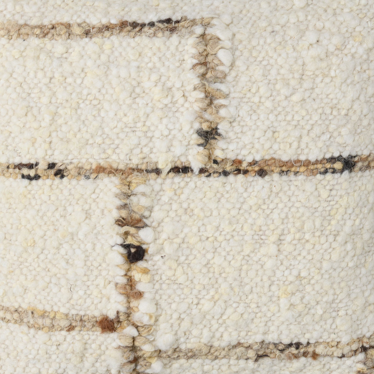 Stonefield Pillow - Natural/Brown / 22"x22" by Classic Home - view 5