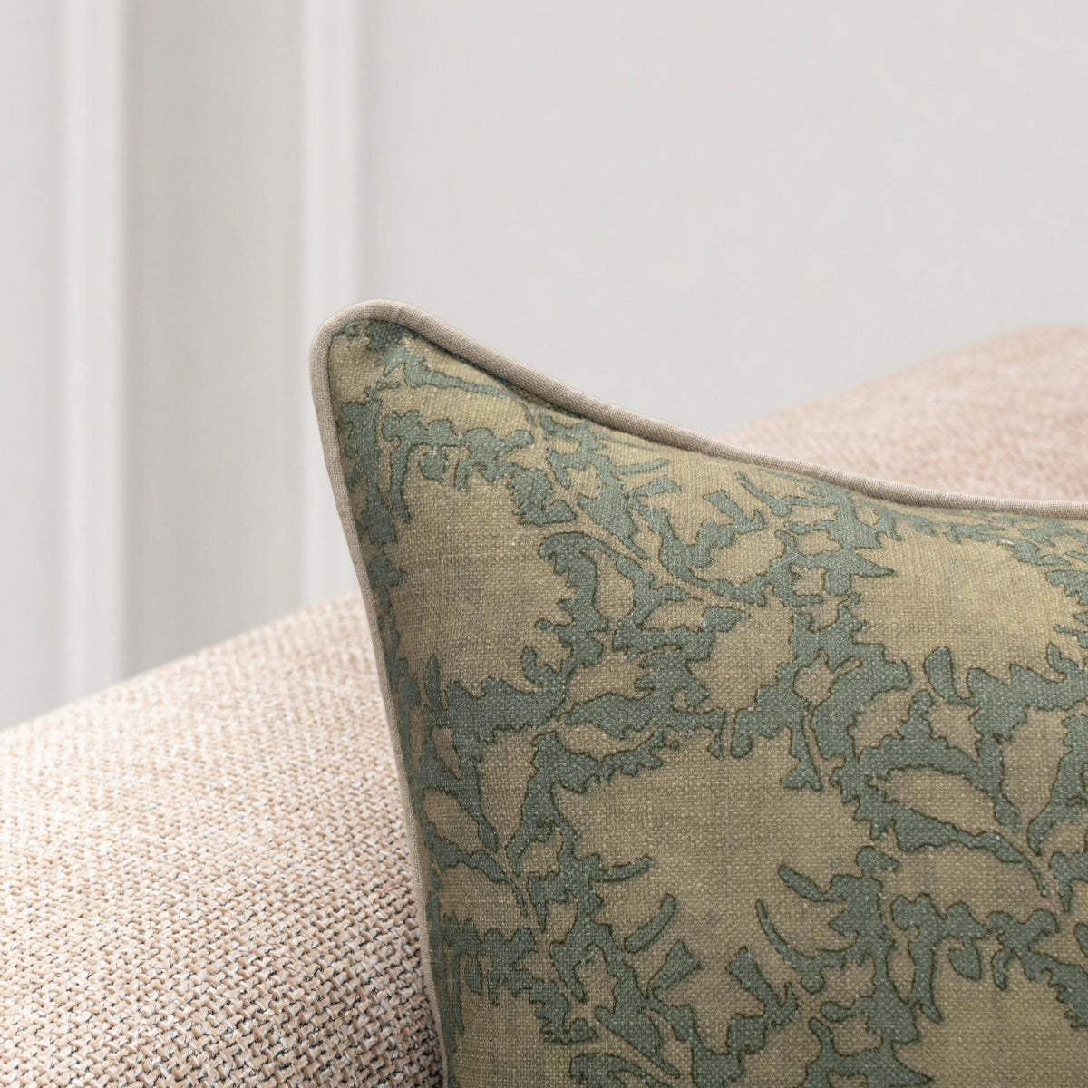 Meadowmere Pillow - Olive Green / 14"x26" by Classic Home - view 4