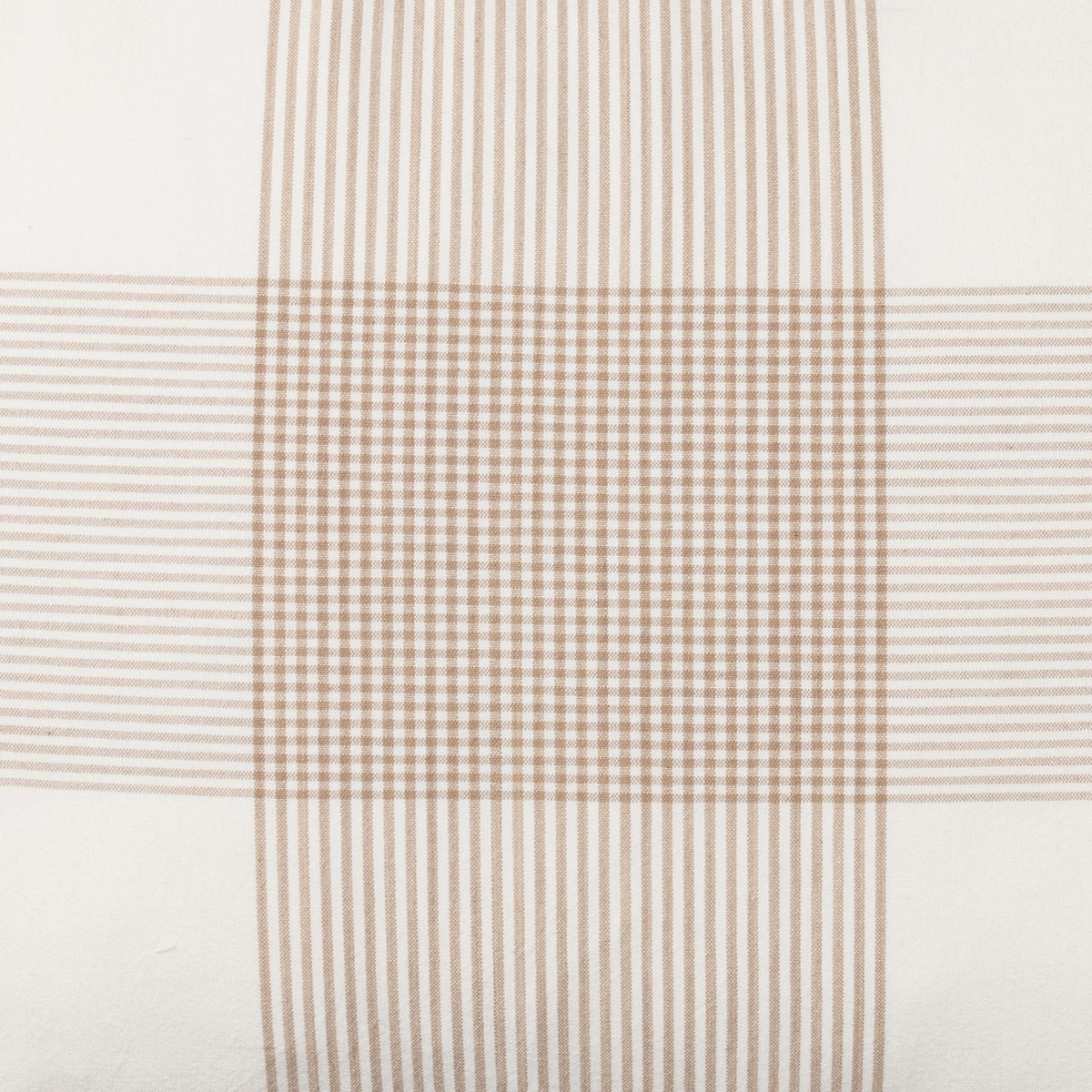 Hanson Duvet Cover Queen - Ivory/Toffee Brown by Classic Home - view 7