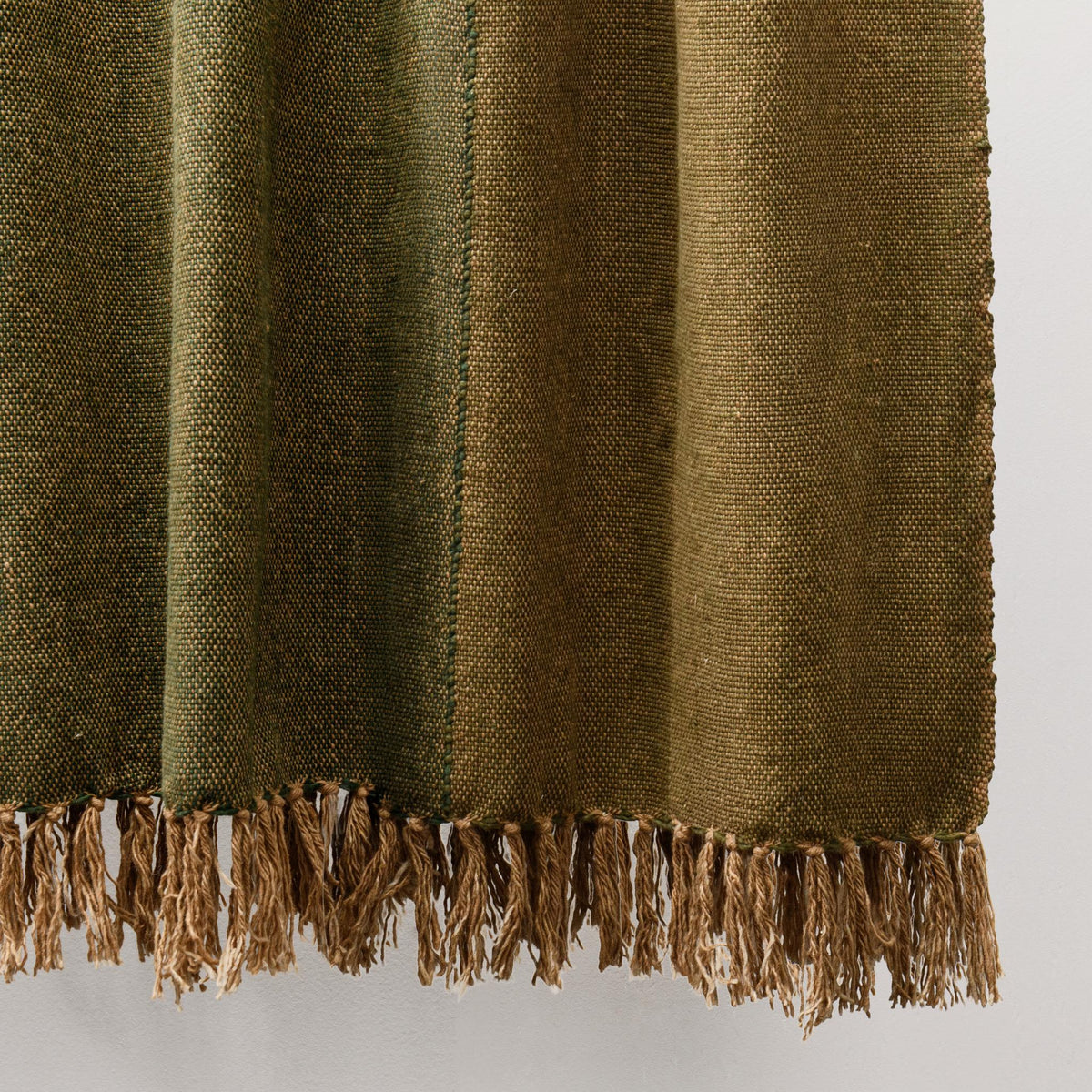 Woodland Throw - Chestnut/Olive Green / Throw by Classic Home - view 4
